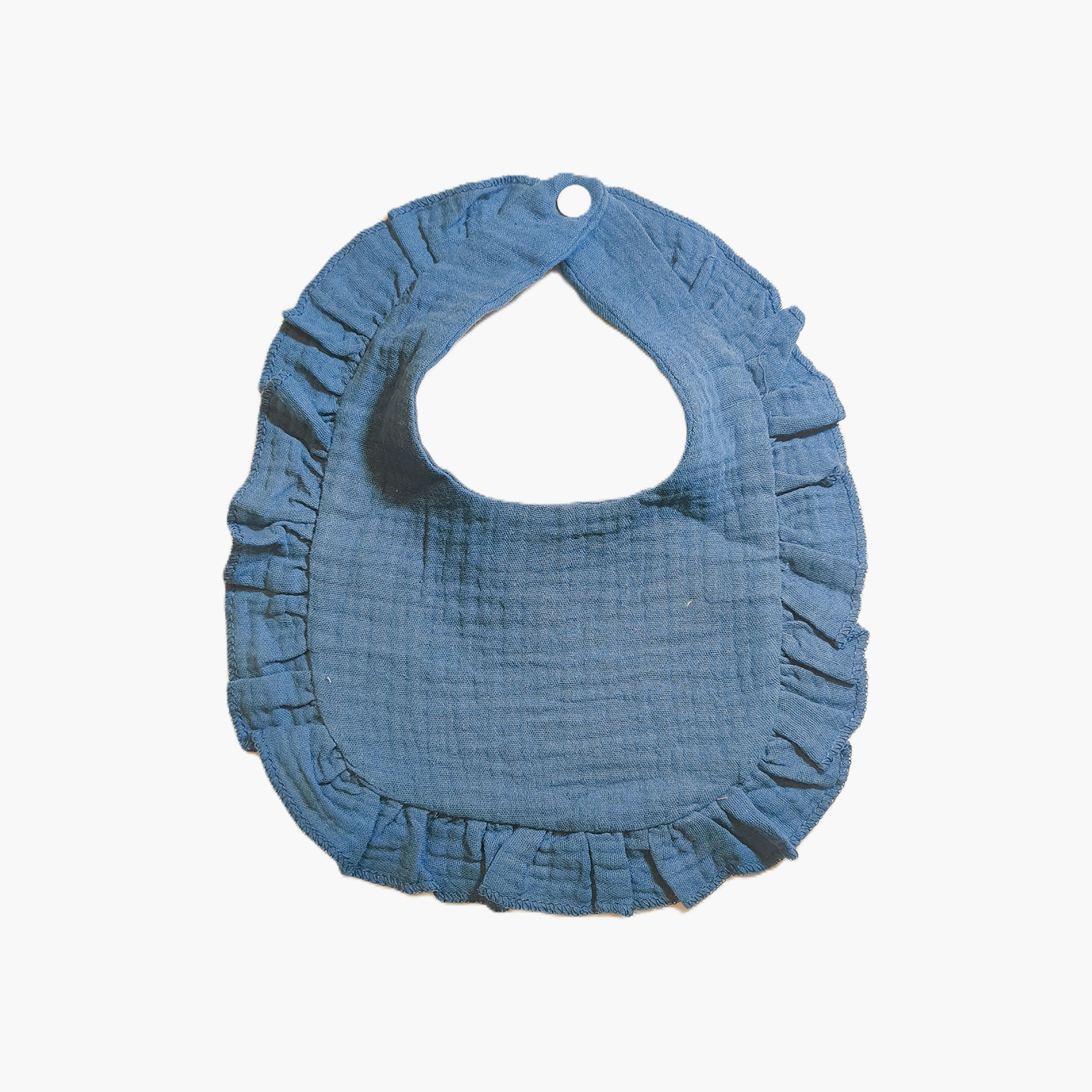Babyqlo 2-Piece Cotton Ruffle Bibs Set-baby-feeding-bibs-image-3