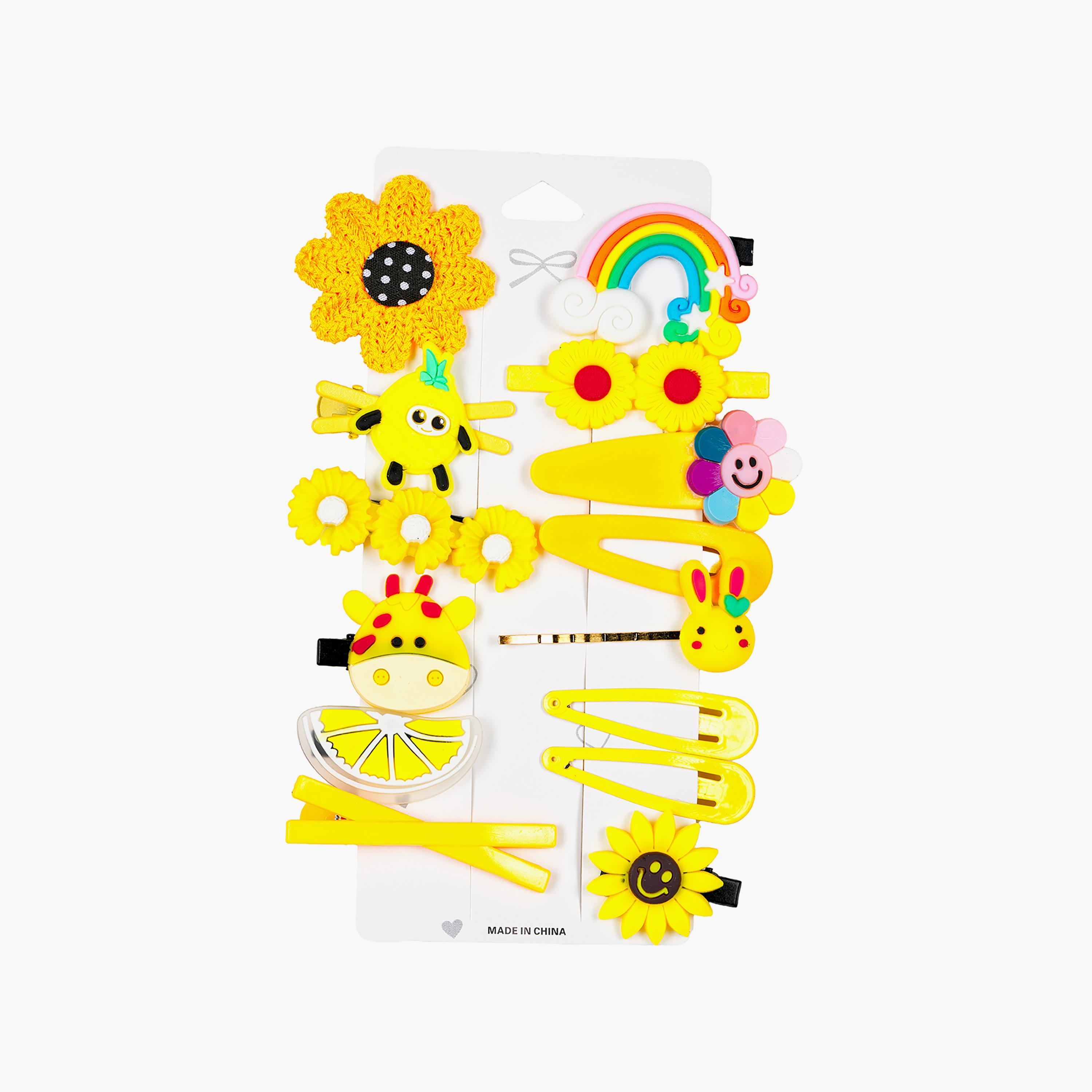 Babyqlo Decorative Hair Clips Set-baby-girls-accessories-hairaccessories-image-1