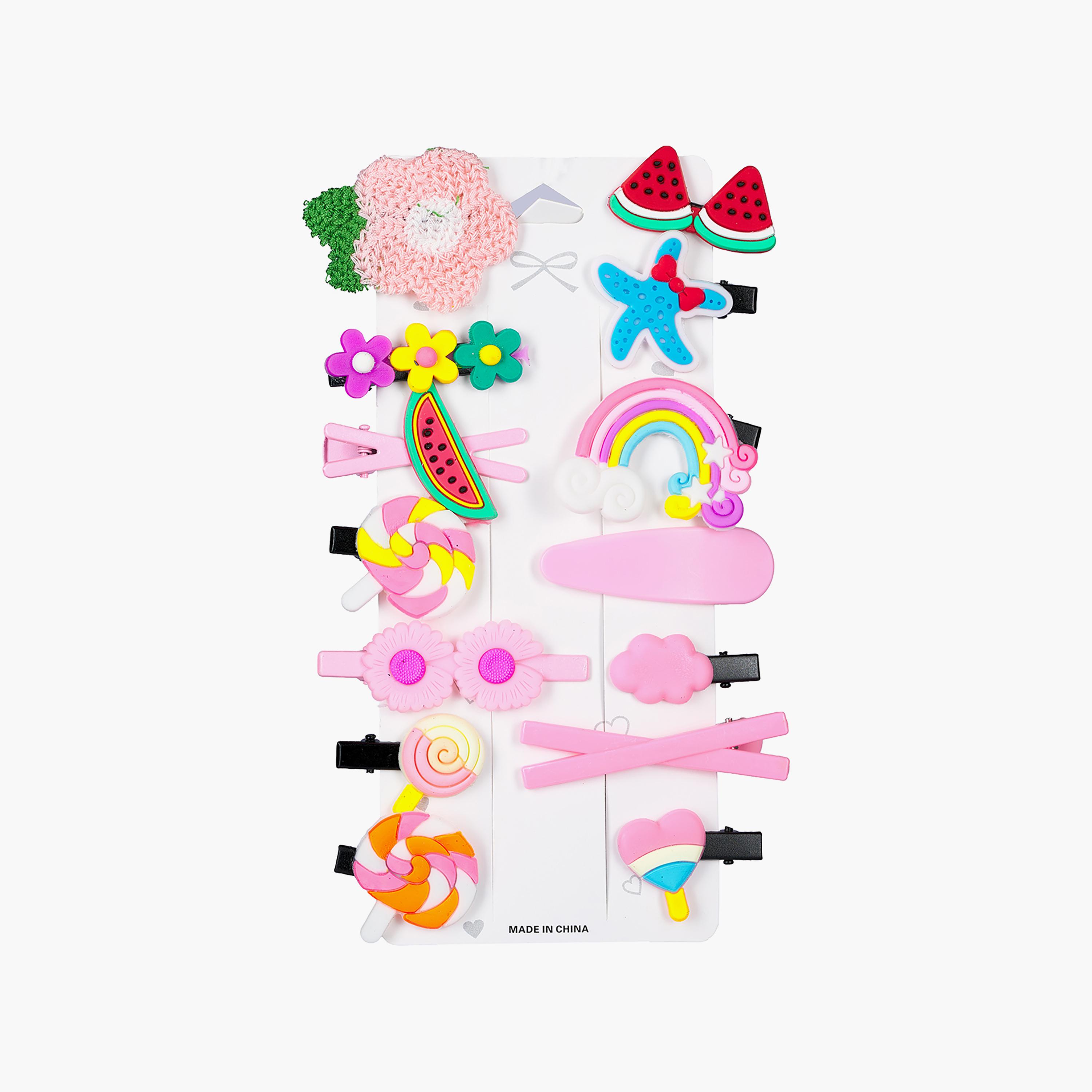Babyqlo Colourful Hair Clips Set-baby-girls-accessories-hairaccessories-image-1