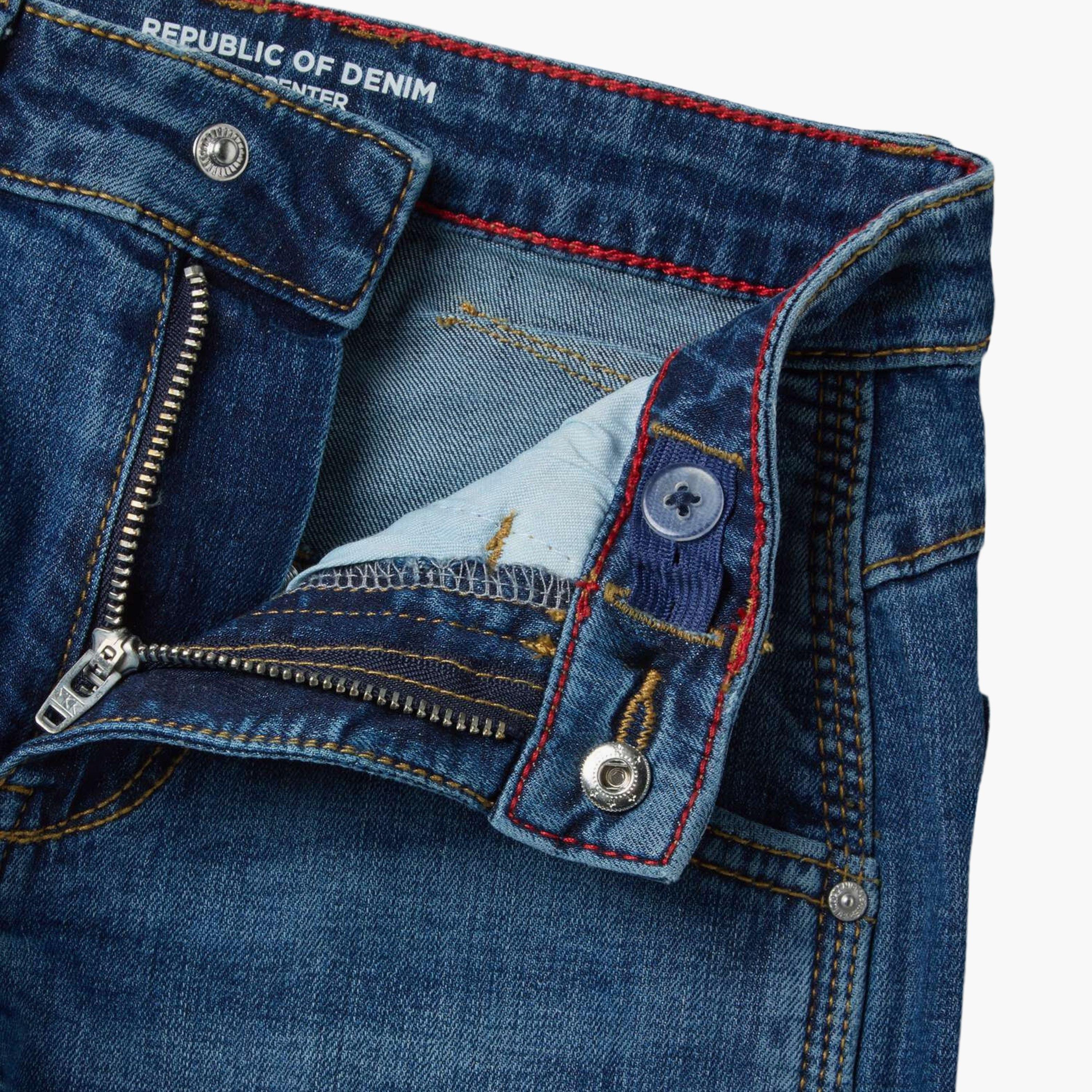 بنطال جينز سادة "وايد ليج" واسع من اوه في اس-boys-clothing-bottoms-jeans-image-3