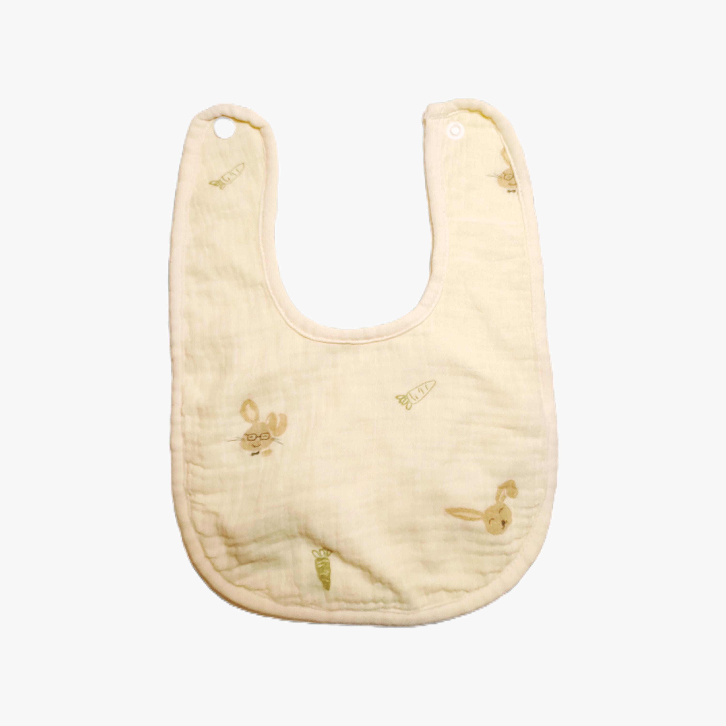 Babyqlo Cotton Printed Bib-baby-feeding-bibs-image-2