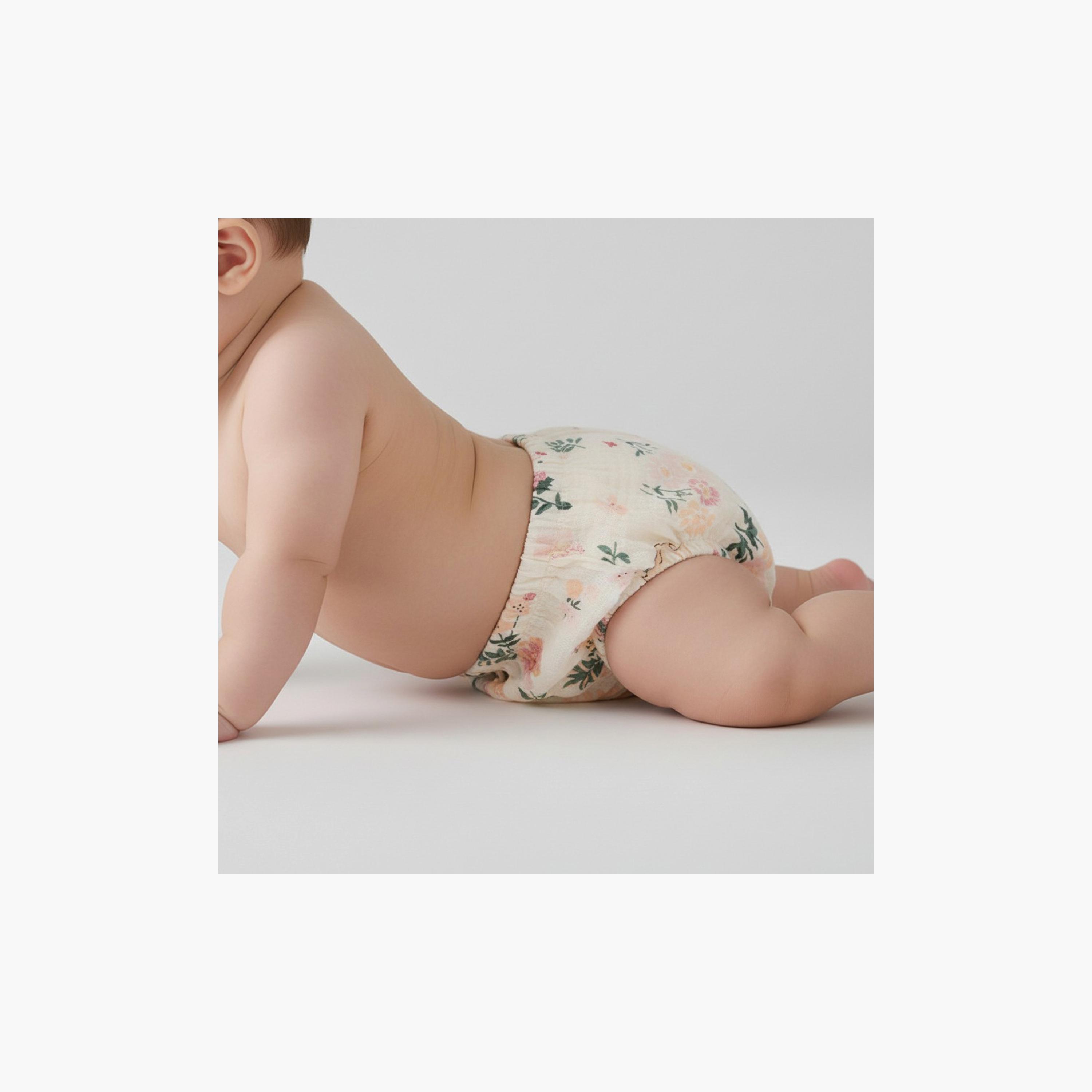 Babyqlo 3-Piece Muslin Floral Potty Training Pants Set-boys-clothing-innerwear-boxersandbriefs-image-5