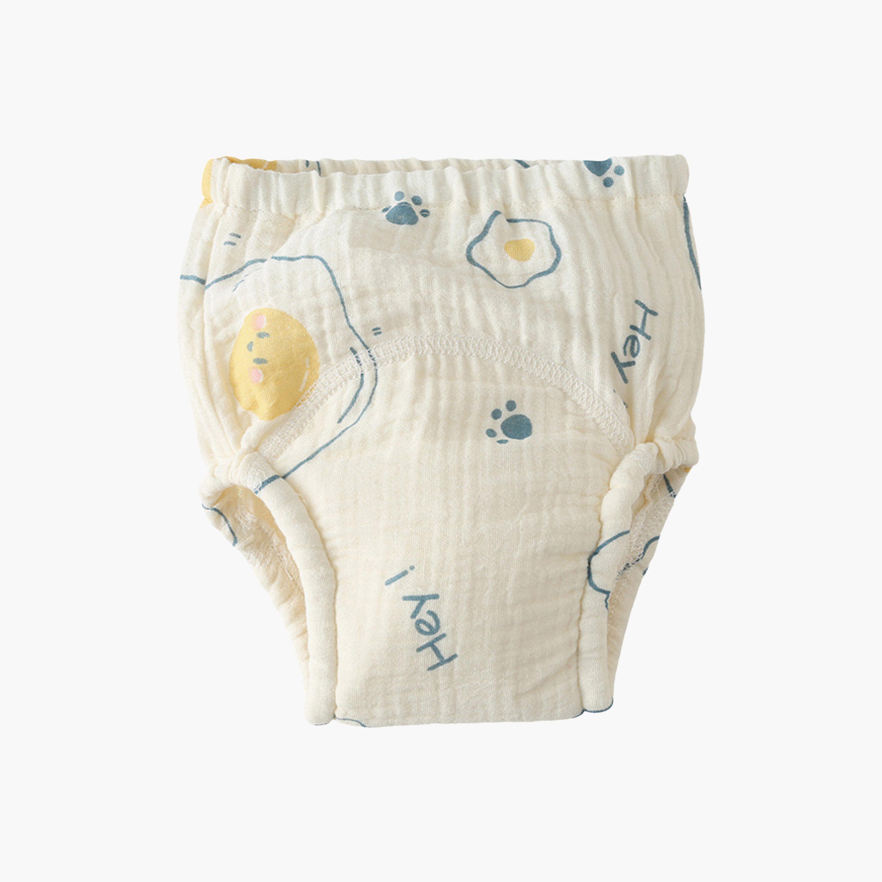 Babyqlo 3-Piece Muslin Animal Moon Potty Training Pants Set-boys-clothing-innerwear-boxersandbriefs-image-2