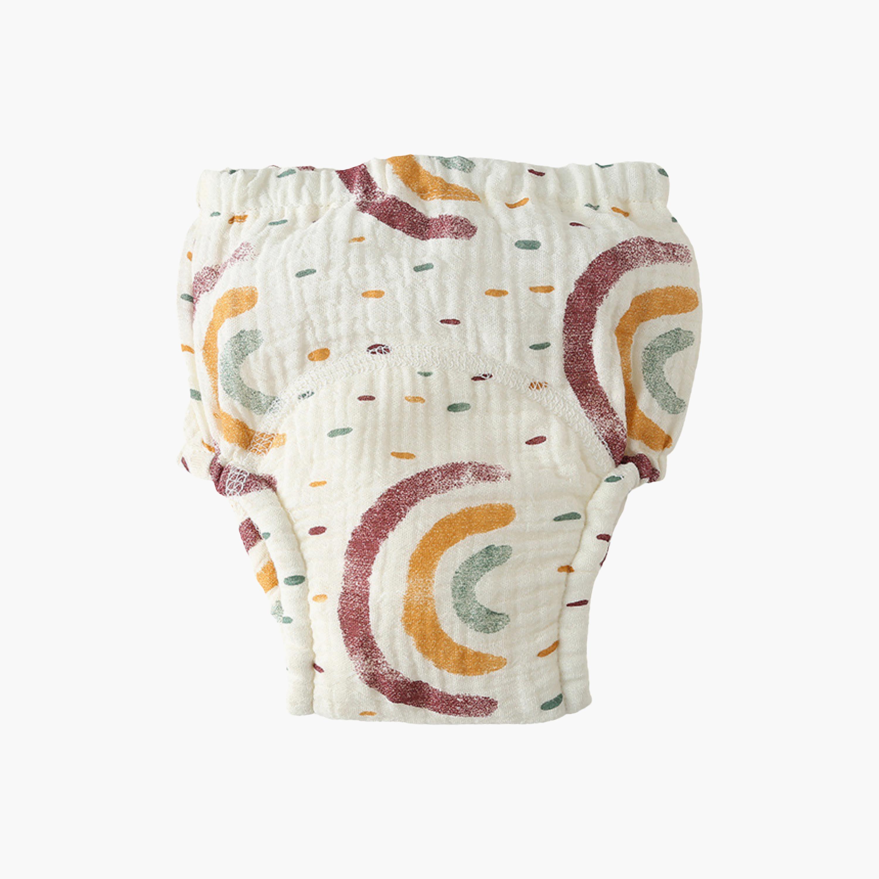 Babyqlo 3-Piece Muslin Rainbow Heart Potty Training Pants Set-boys-clothing-innerwear-boxersandbriefs-image-3