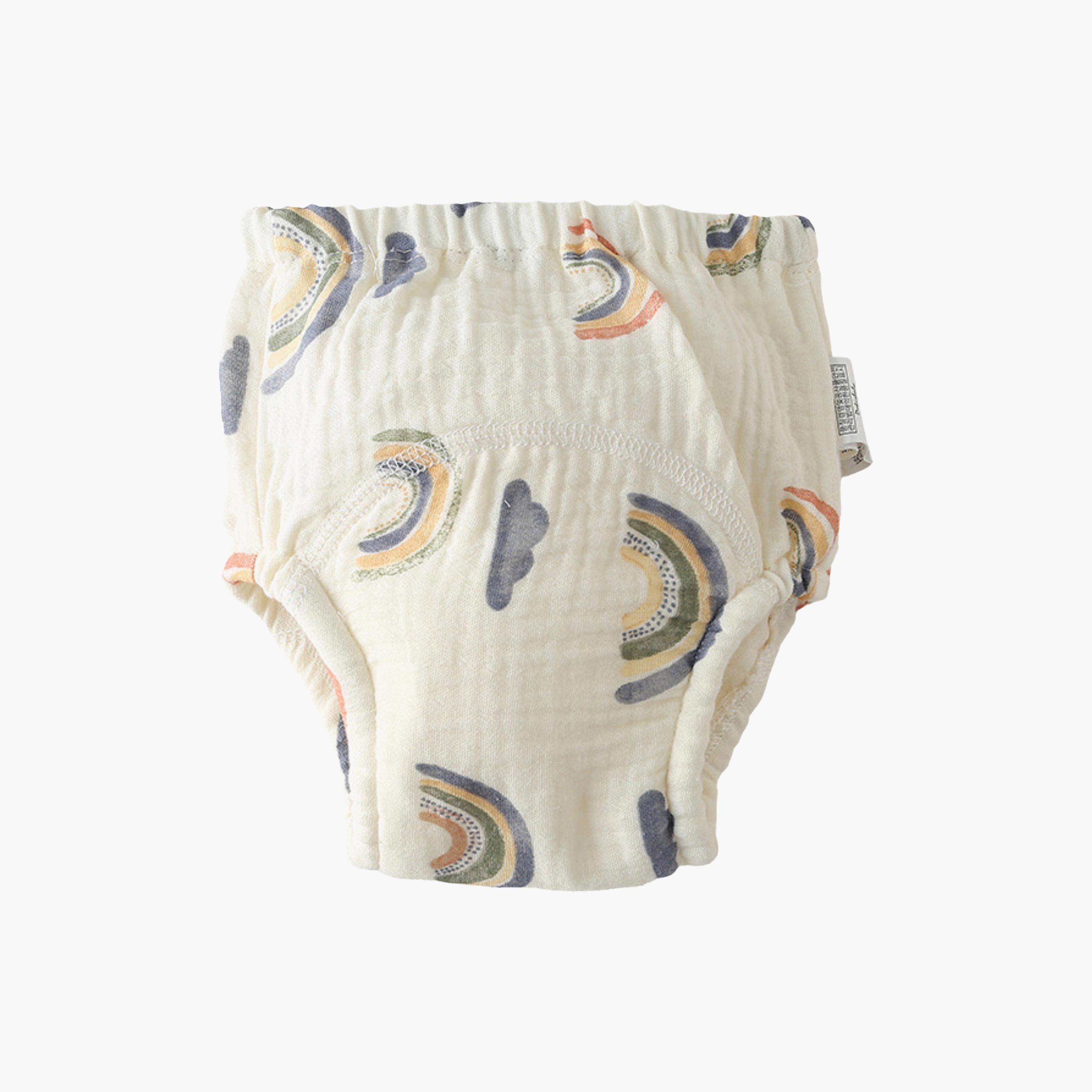 Babyqlo 3-Piece Muslin Rainbow Heart Potty Training Pants Set-boys-clothing-innerwear-boxersandbriefs-image-4