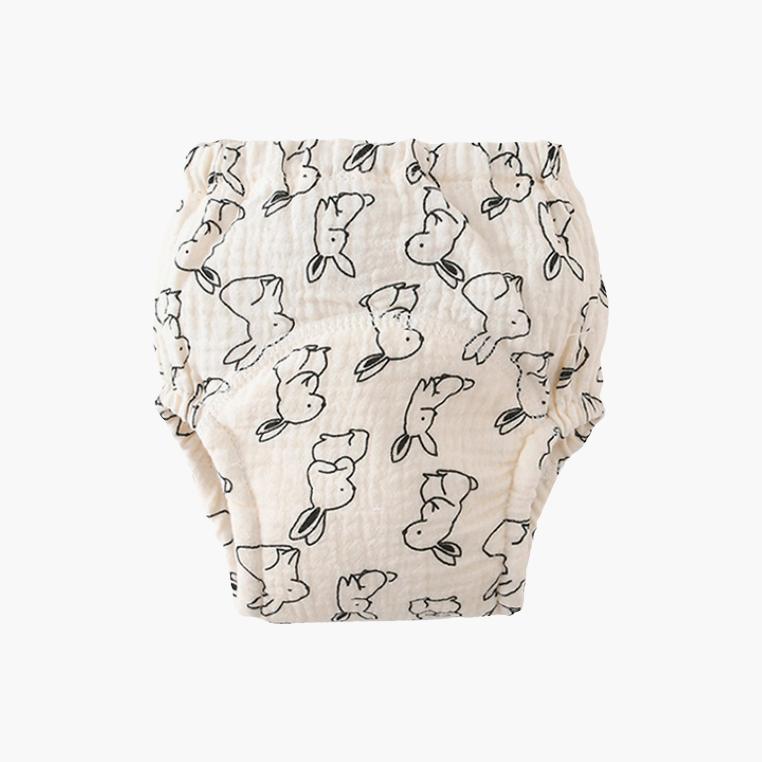 Babyqlo 3-Piece Muslin Bear Bunny Potty Training Pants Set-boys-clothing-innerwear-boxersandbriefs-image-3