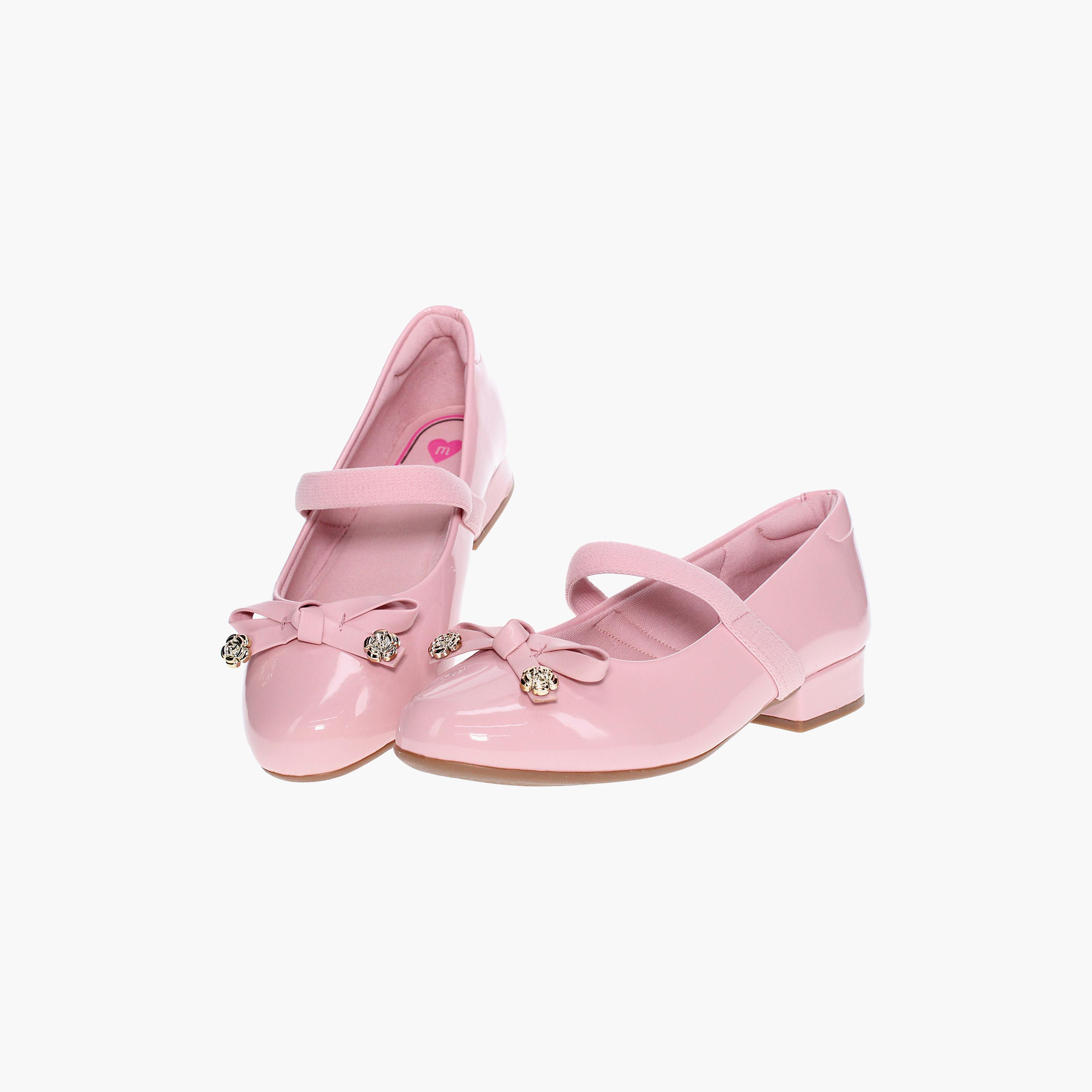 ماري جين من موليكينها للاطفال مع مزين فيونكة ذهبية | 2528-117-13552-girls-shoes-ballerinas-image-4