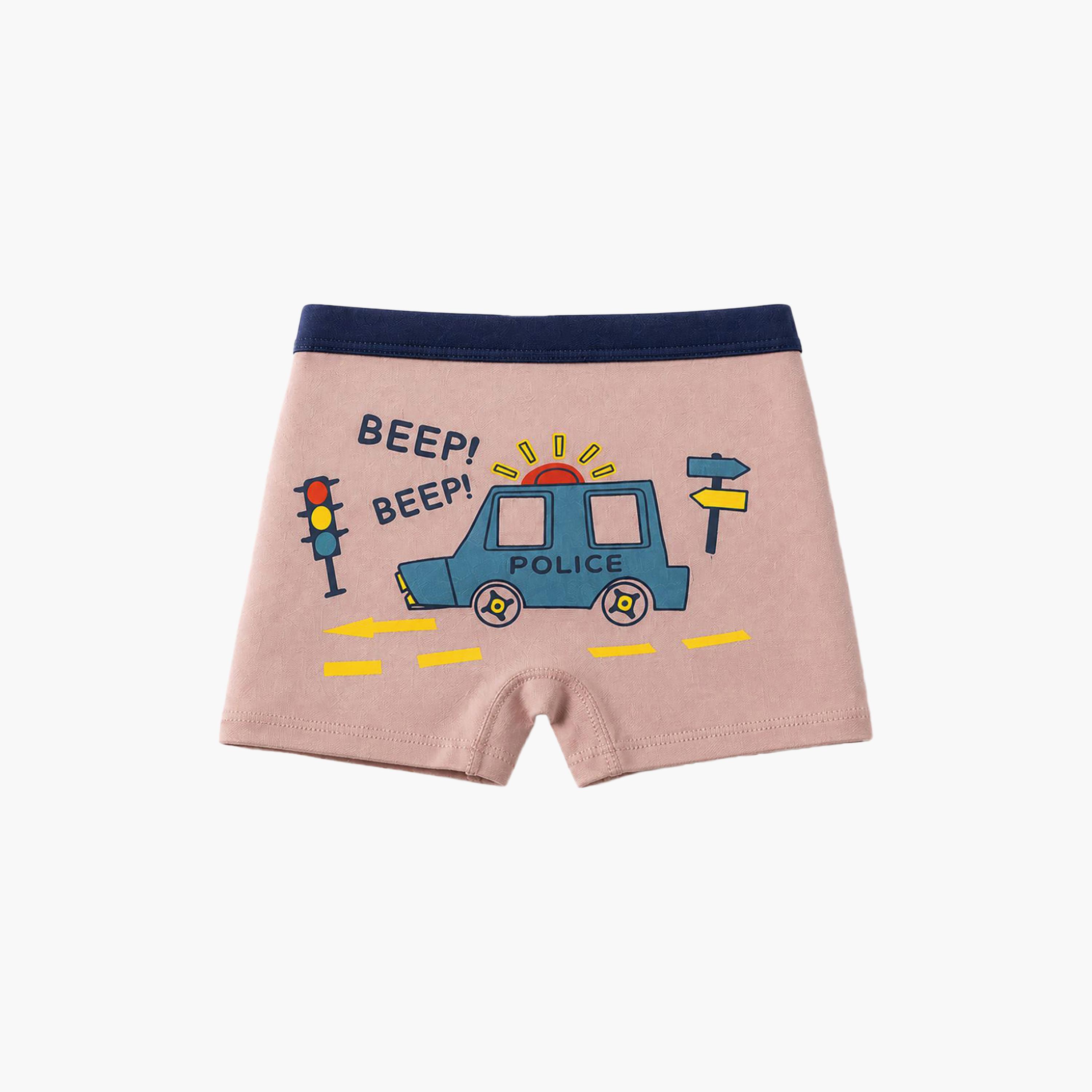 Babyqlo 4-Piece Graphic Cotton Elasticated Boxers-boys-clothing-innerwear-boxersandbriefs-image-5