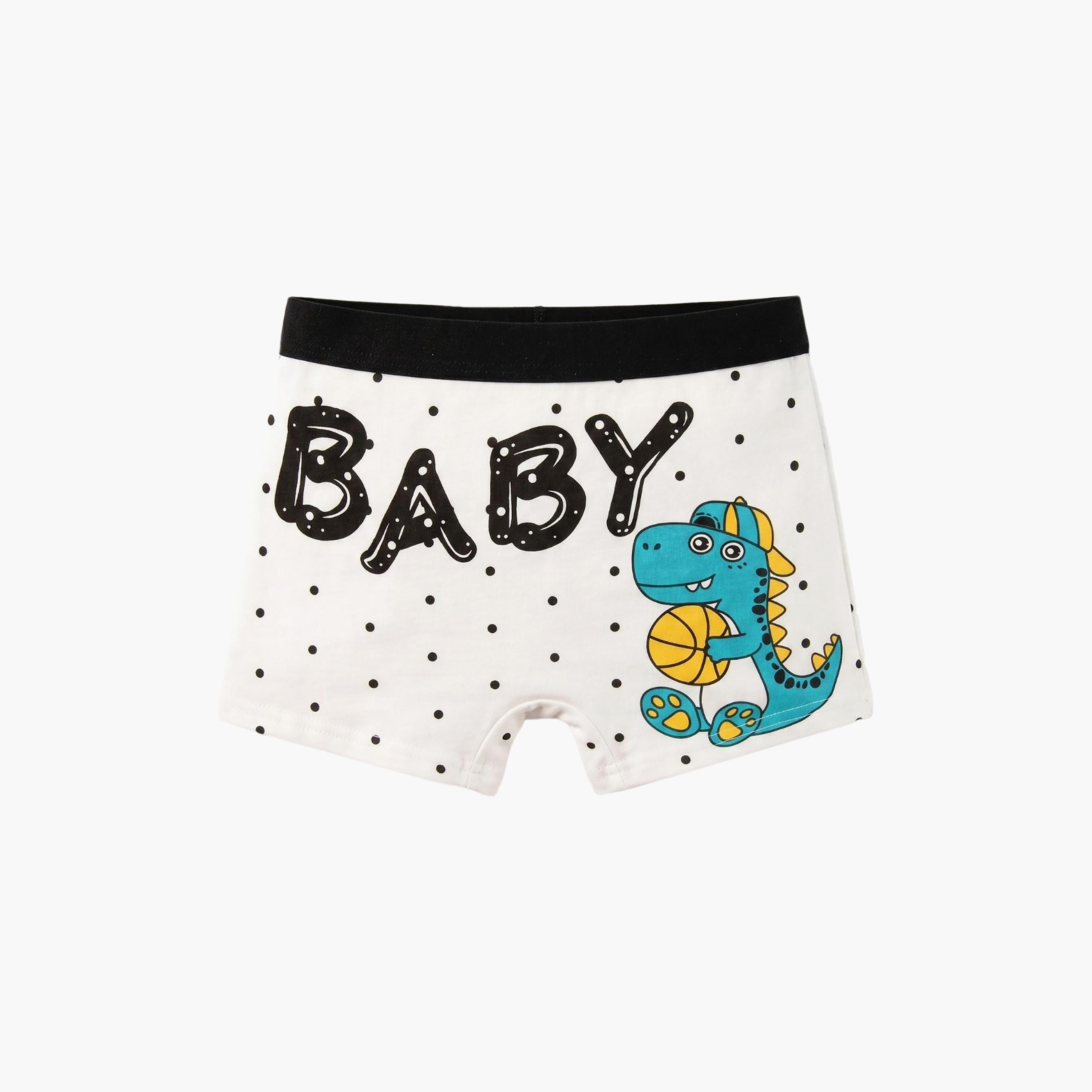 Babyqlo 4-Piece Graphic Cotton Elasticated Boxers-boys-clothing-innerwear-boxersandbriefs-image-2