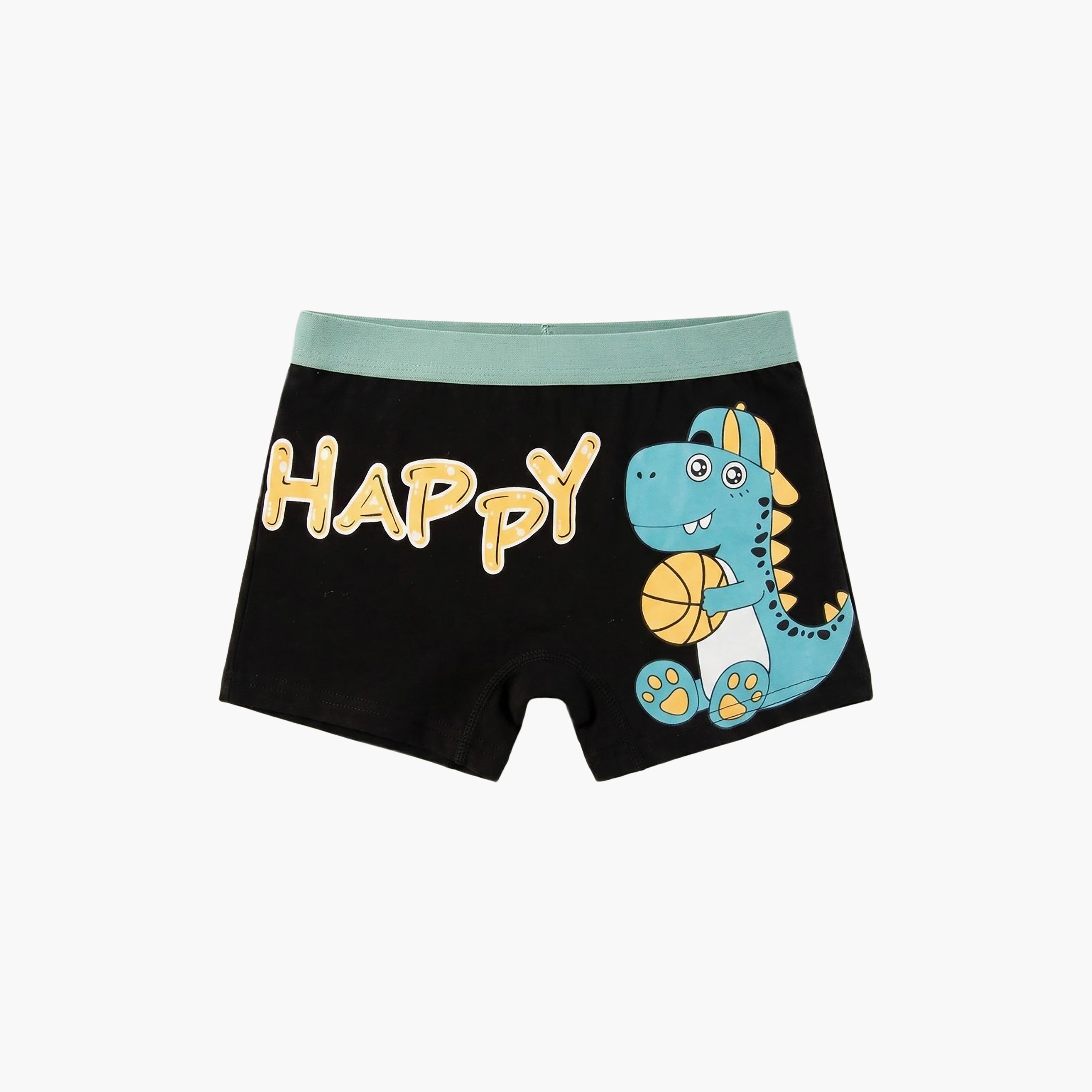 Babyqlo 4-Piece Graphic Cotton Elasticated Boxers-boys-clothing-innerwear-boxersandbriefs-image-3