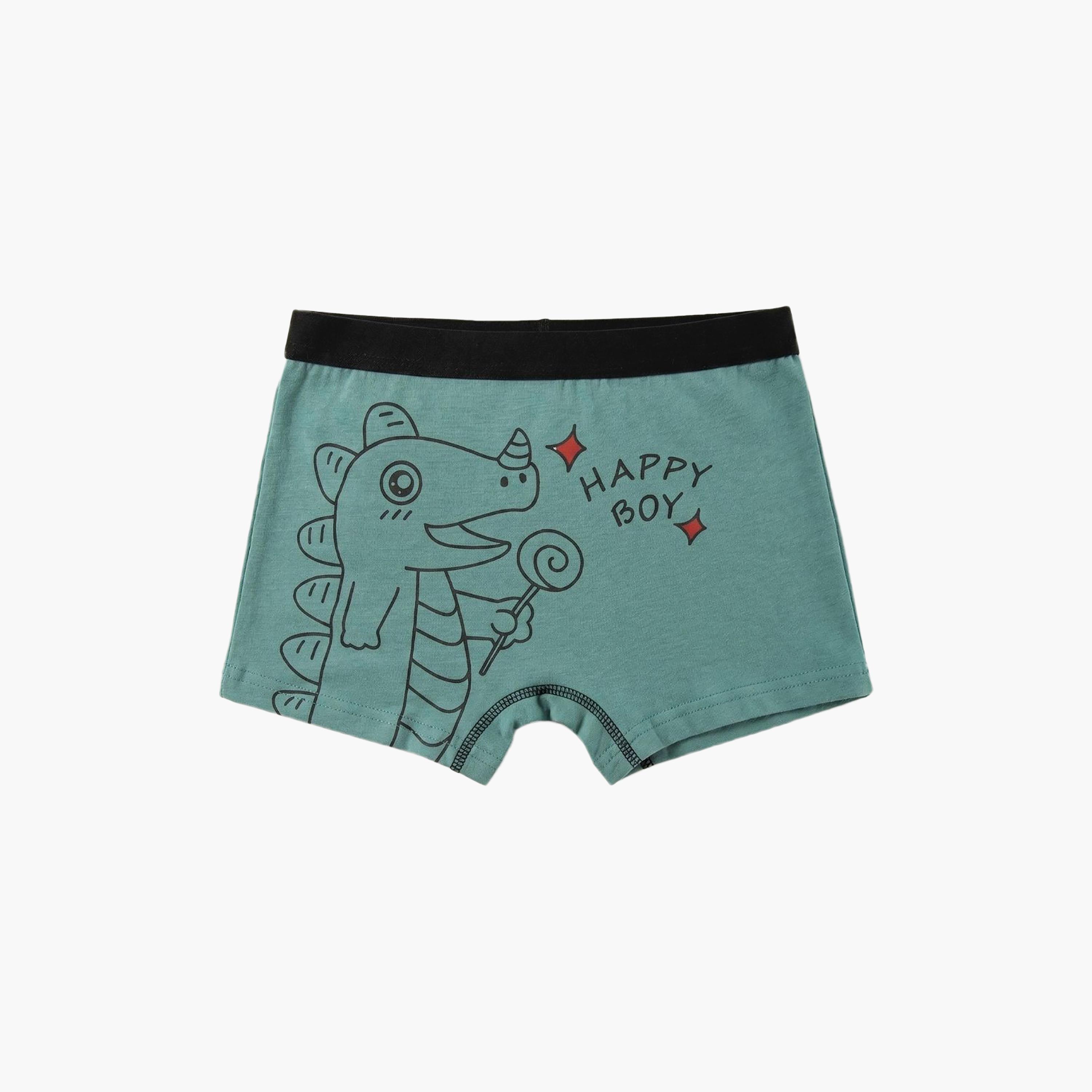 Babyqlo 4-Piece Graphic Cotton Elasticated Boxers-boys-clothing-innerwear-boxersandbriefs-image-4