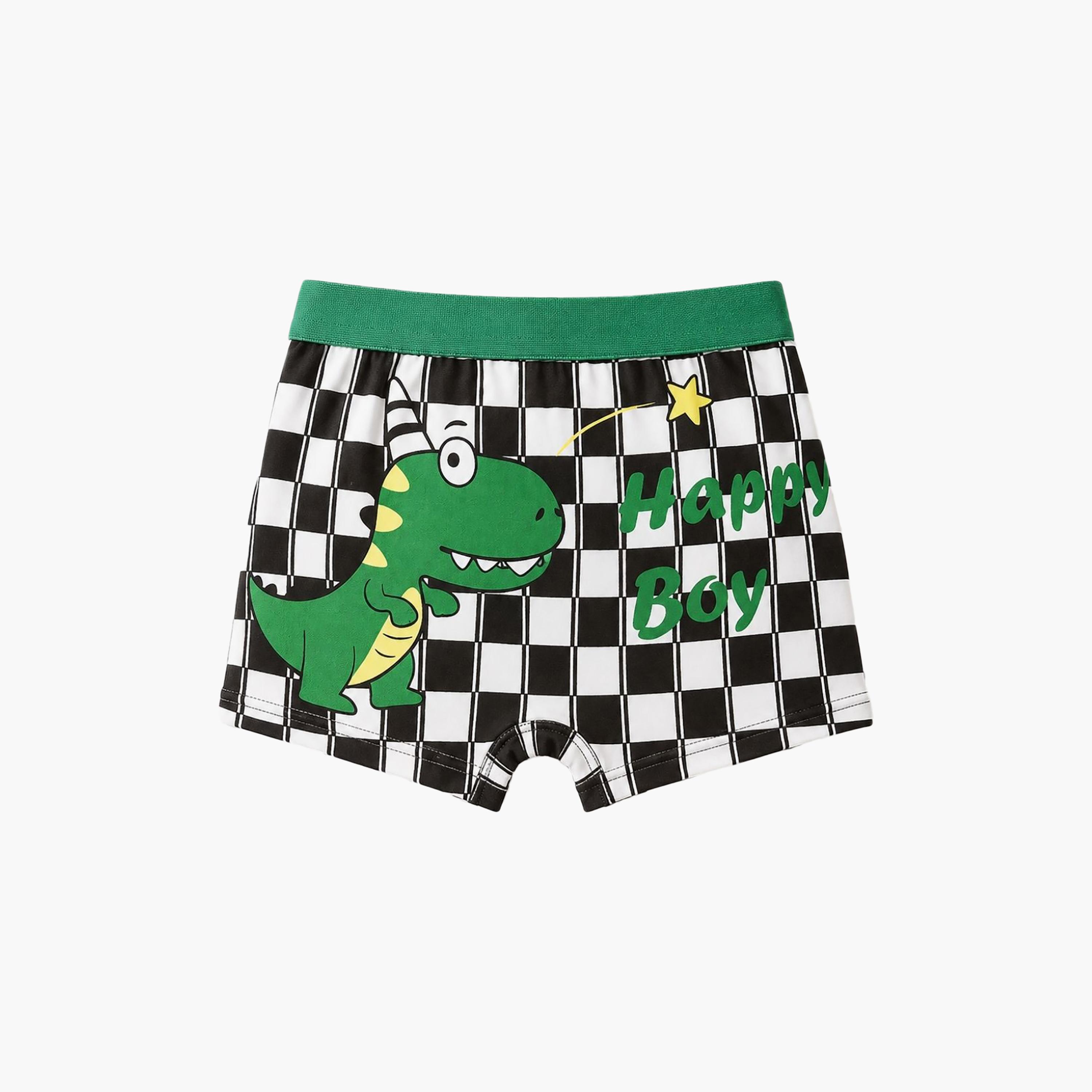 Babyqlo 4-Piece Graphic Cotton Elasticated Boxers-boys-clothing-innerwear-boxersandbriefs-image-4