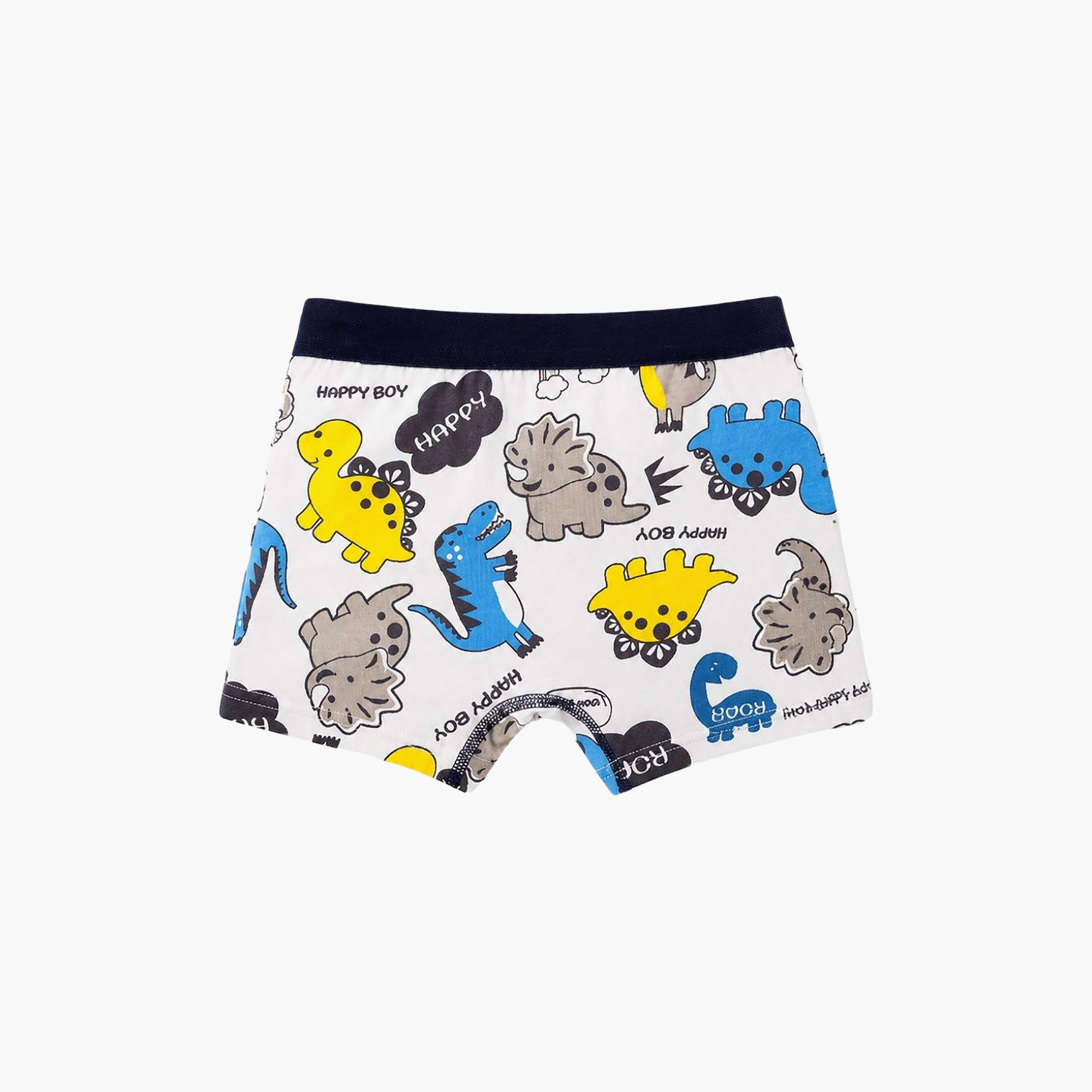 Babyqlo 4-Piece Graphic Cotton Elasticated Boxers-boys-clothing-innerwear-boxersandbriefs-image-3