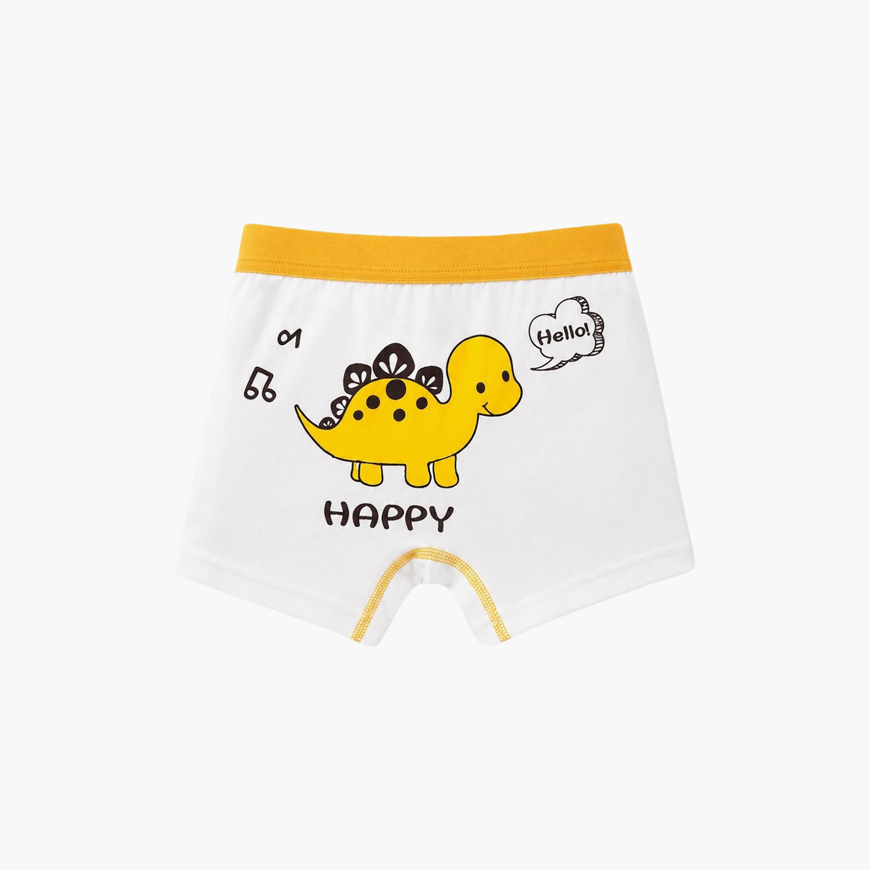 Babyqlo 4-Piece Graphic Cotton Elasticated Boxers-boys-clothing-innerwear-boxersandbriefs-image-4