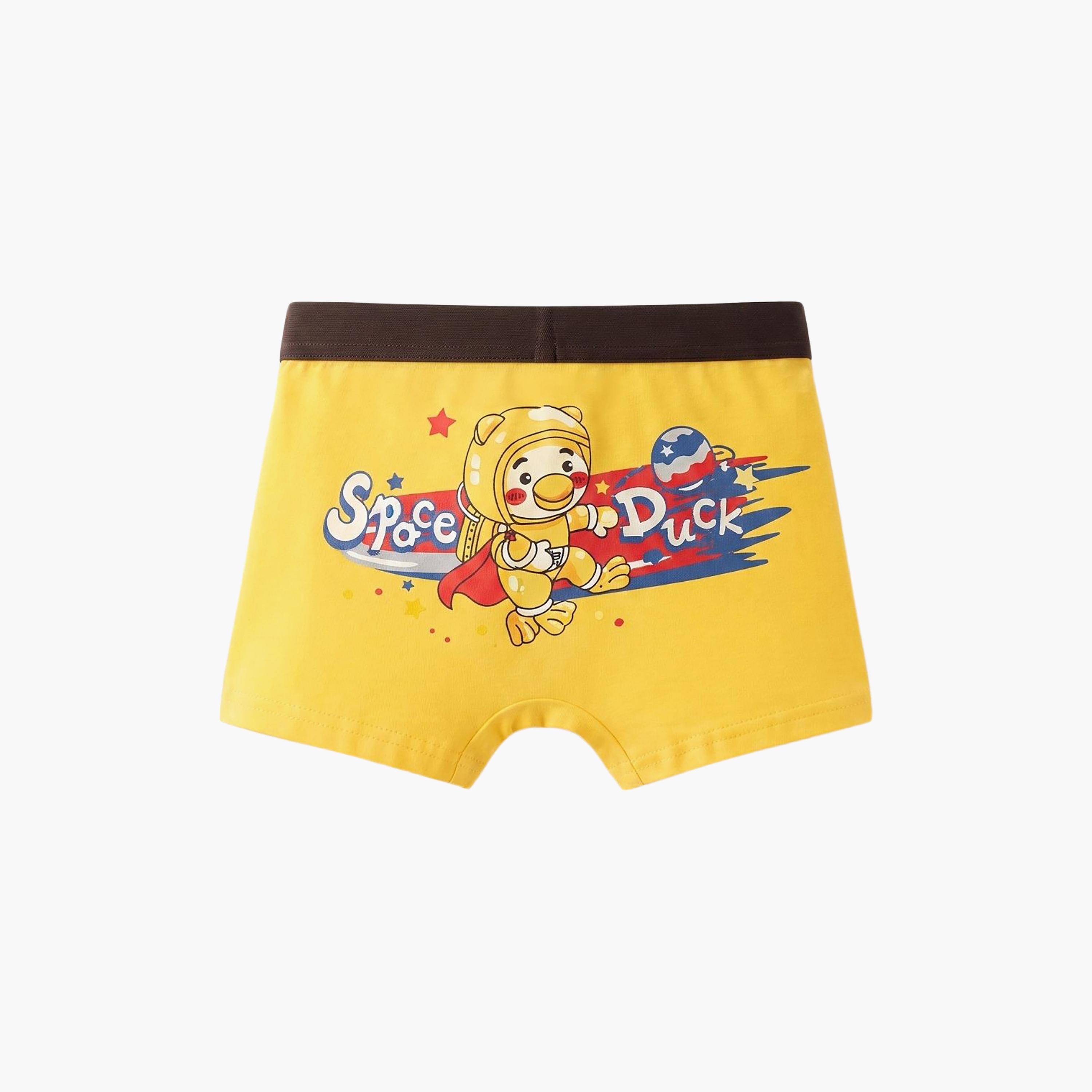 Babyqlo 4-Piece Graphic Cotton Elasticated Boxers-boys-clothing-innerwear-boxersandbriefs-image-5
