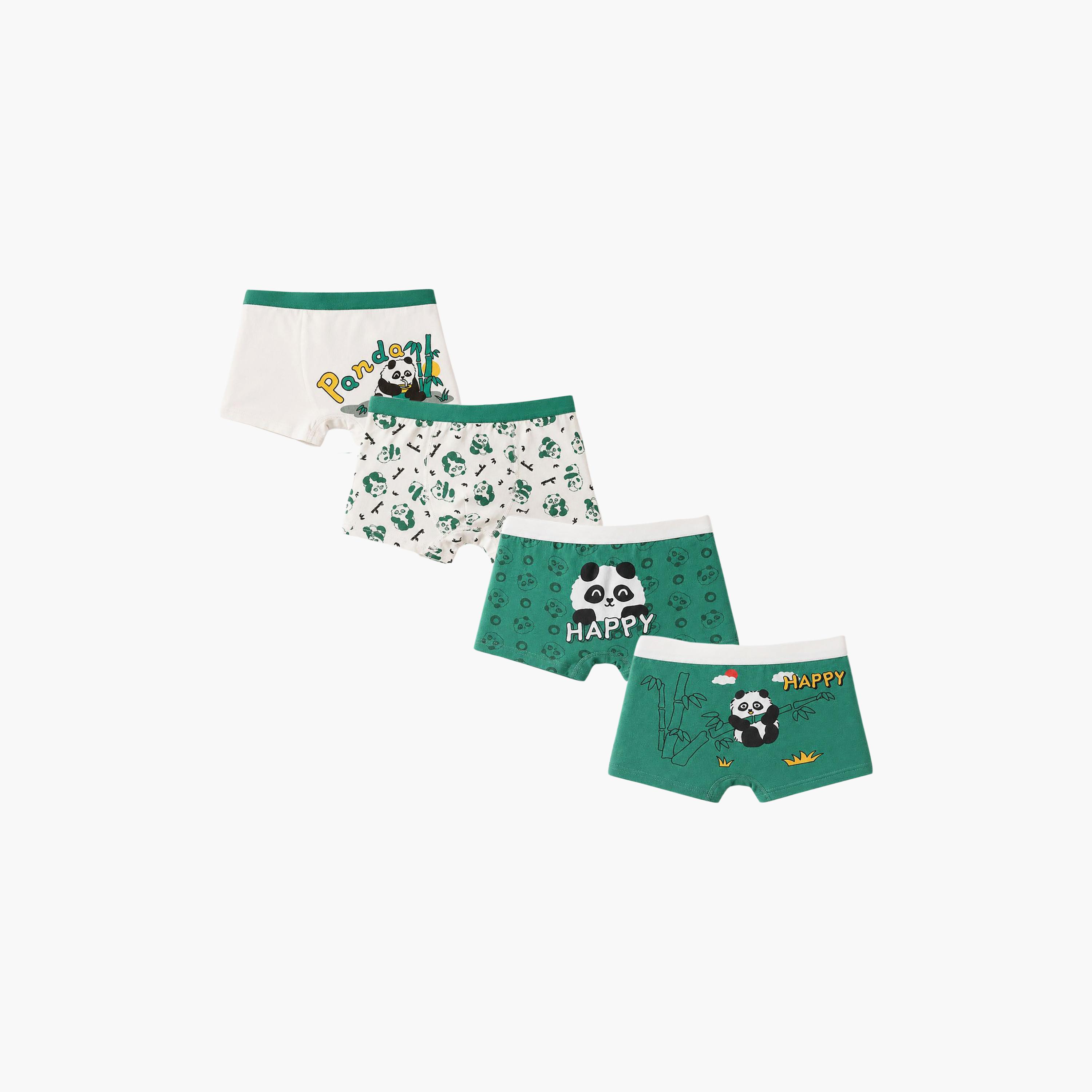 Babyqlo 4-Piece Graphic Cotton Elasticated Boxers-boys-clothing-innerwear-boxersandbriefs-image-1