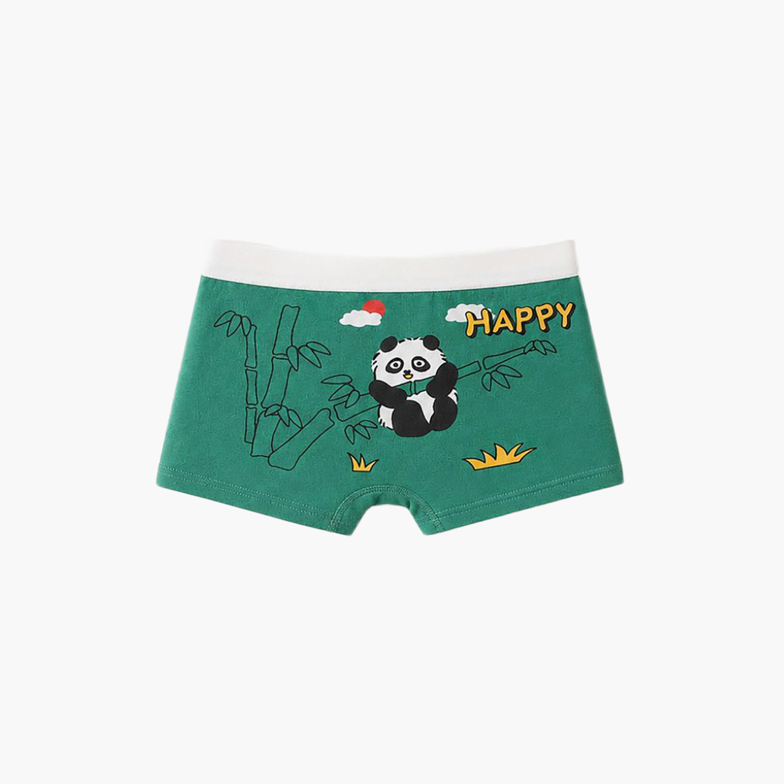 Babyqlo 4-Piece Graphic Cotton Elasticated Boxers-boys-clothing-innerwear-boxersandbriefs-image-2