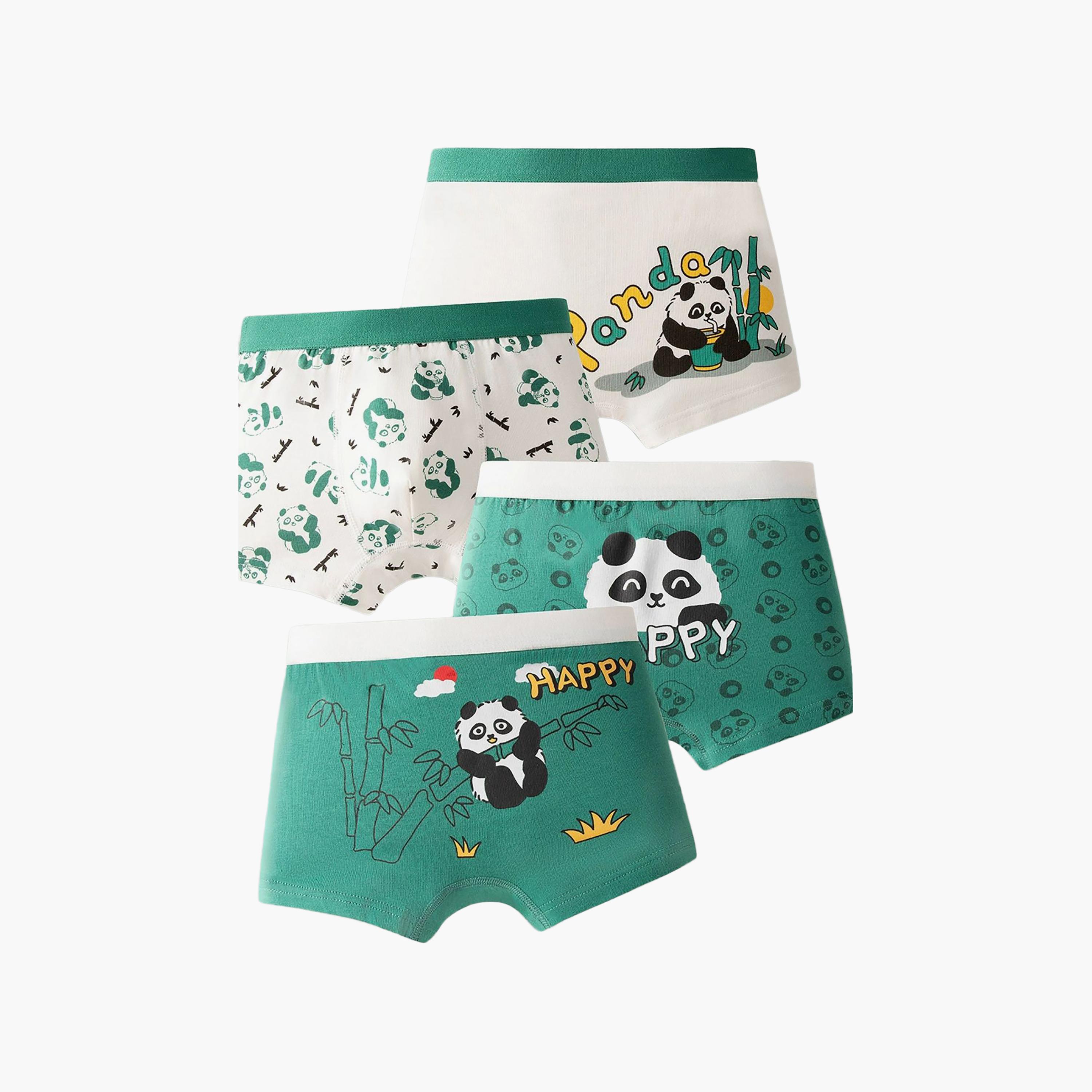 Babyqlo 4-Piece Graphic Cotton Elasticated Boxers-boys-clothing-innerwear-boxersandbriefs-image-7