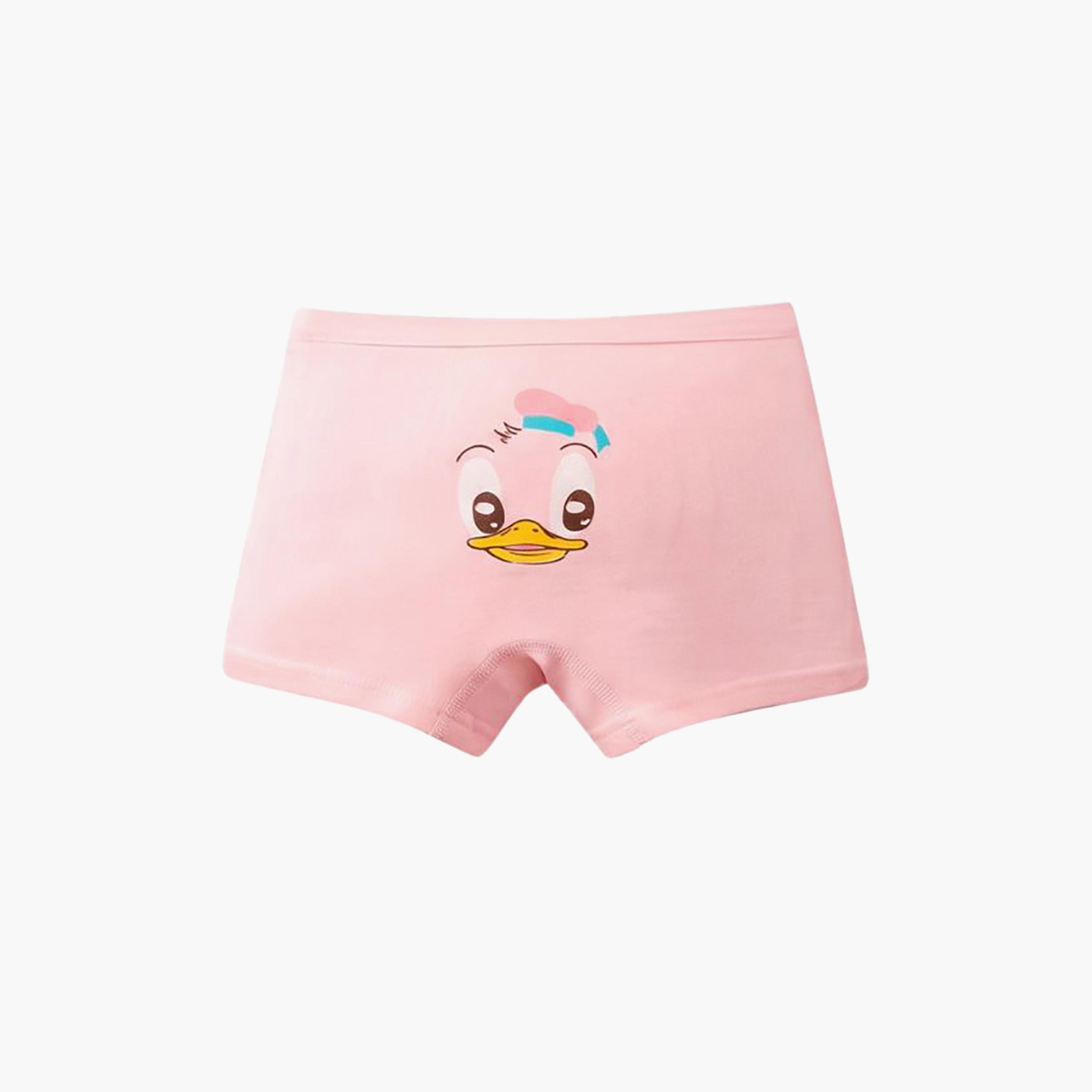 Babyqlo Graphic Soft Cotton Elasticated Boxer Briefs-girls-clothing-innerwear-panties-image-2