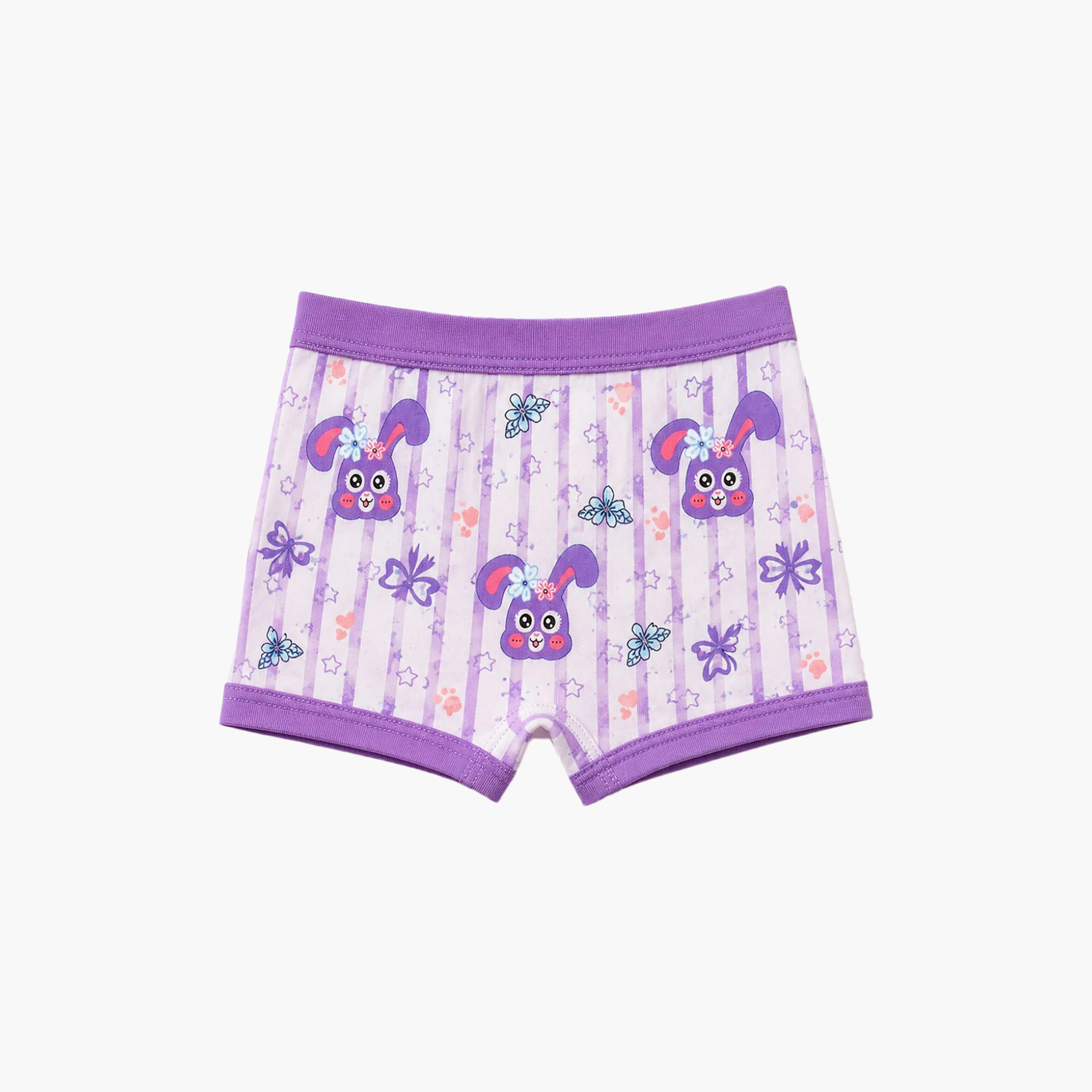 بوكسر بريف قطن مرن طباعة جرافيك من بيبيكلو-girls-clothing-innerwear-panties-image-5