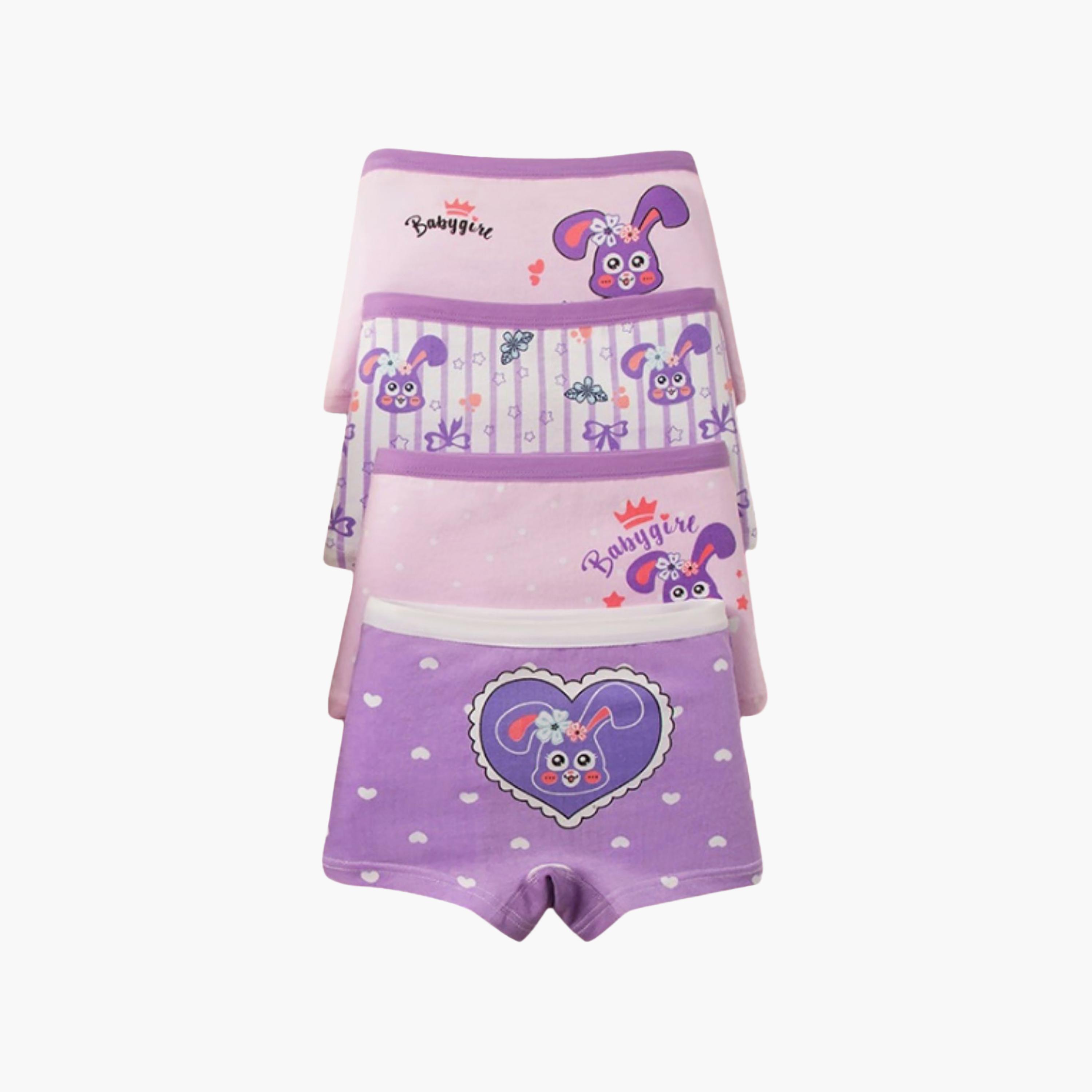 بوكسر بريف قطن مرن طباعة جرافيك من بيبيكلو-girls-clothing-innerwear-panties-image-6
