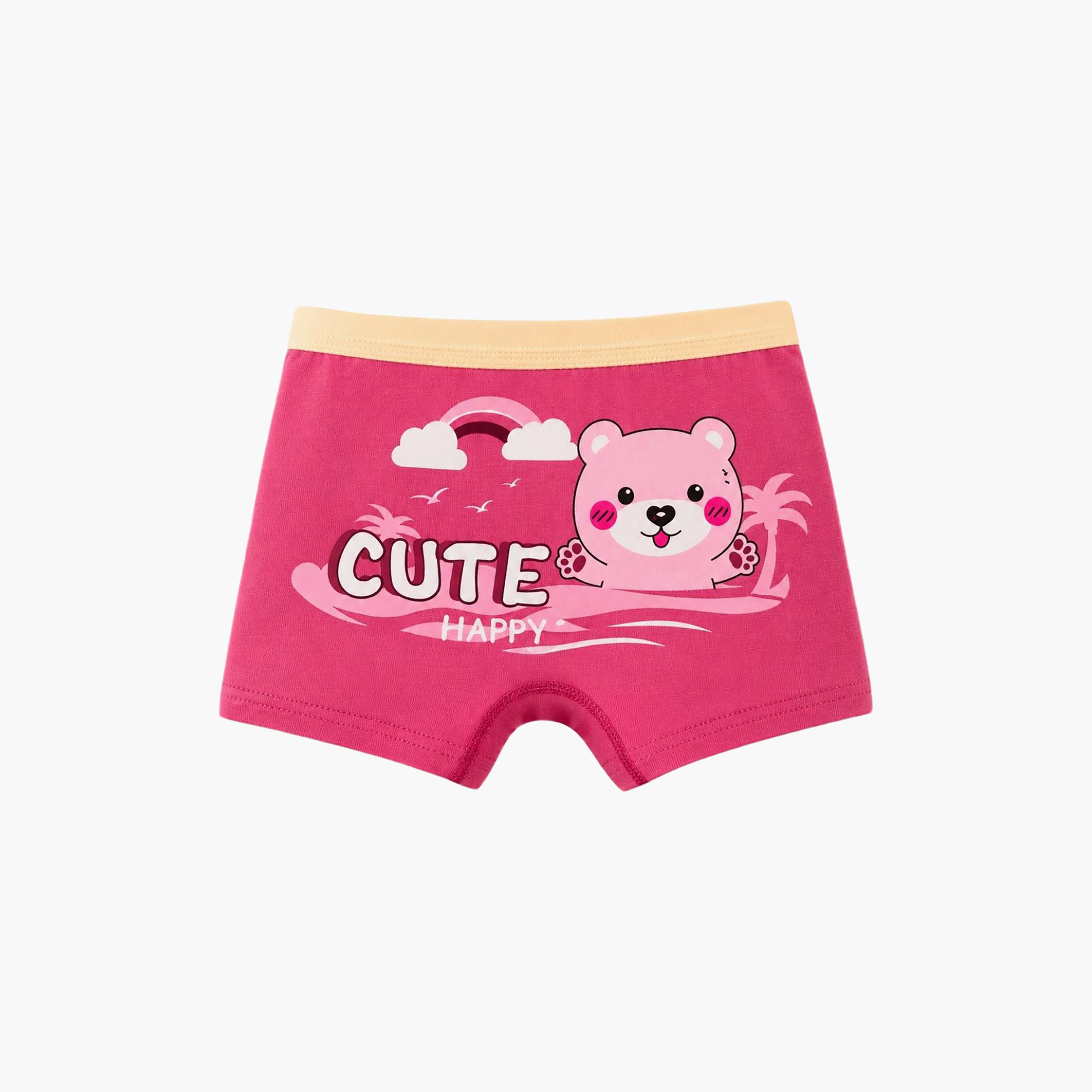 بوكسر بريف قطن مرن طباعة جرافيك من بيبيكلو-girls-clothing-innerwear-panties-image-4