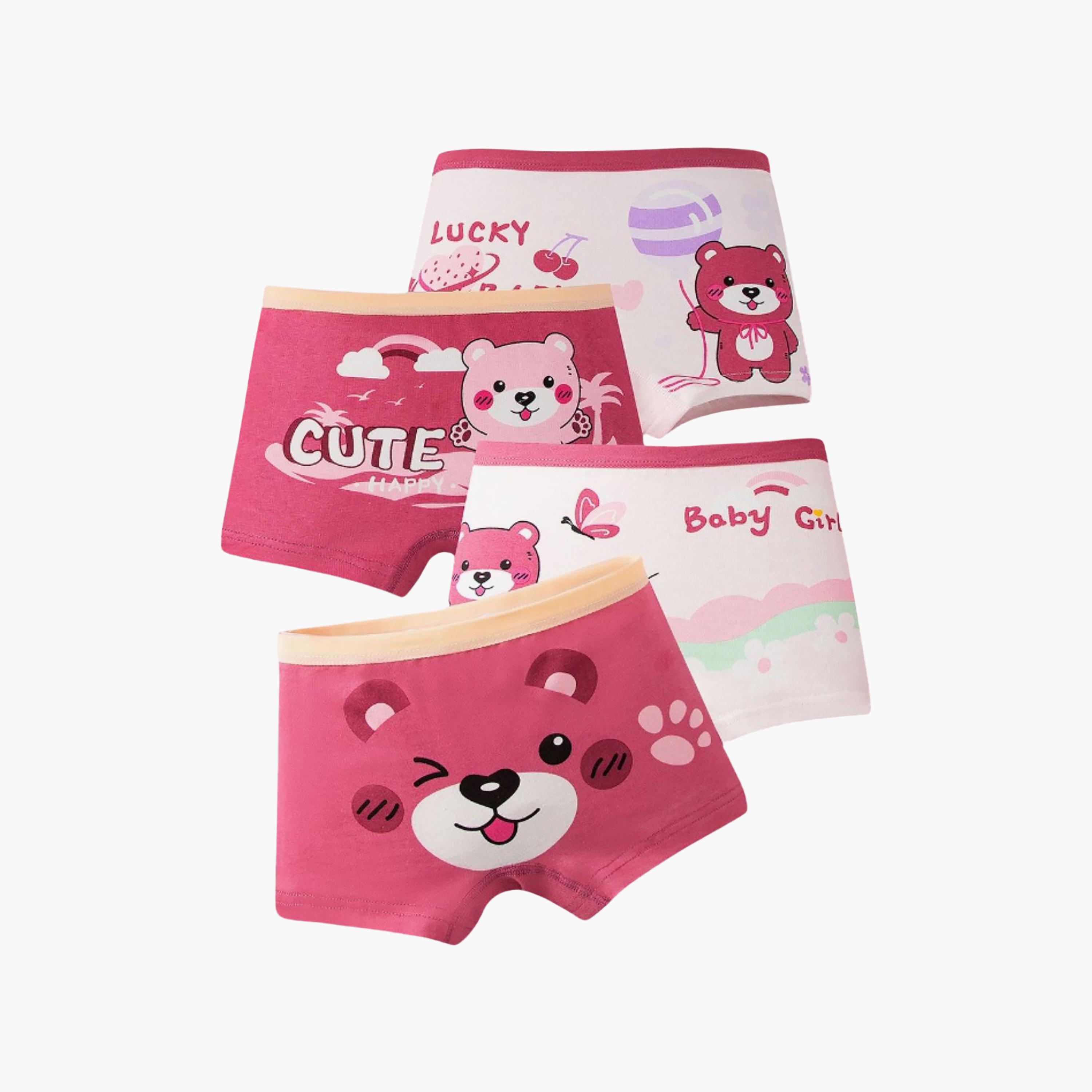 بوكسر بريف قطن مرن طباعة جرافيك من بيبيكلو-girls-clothing-innerwear-panties-image-6