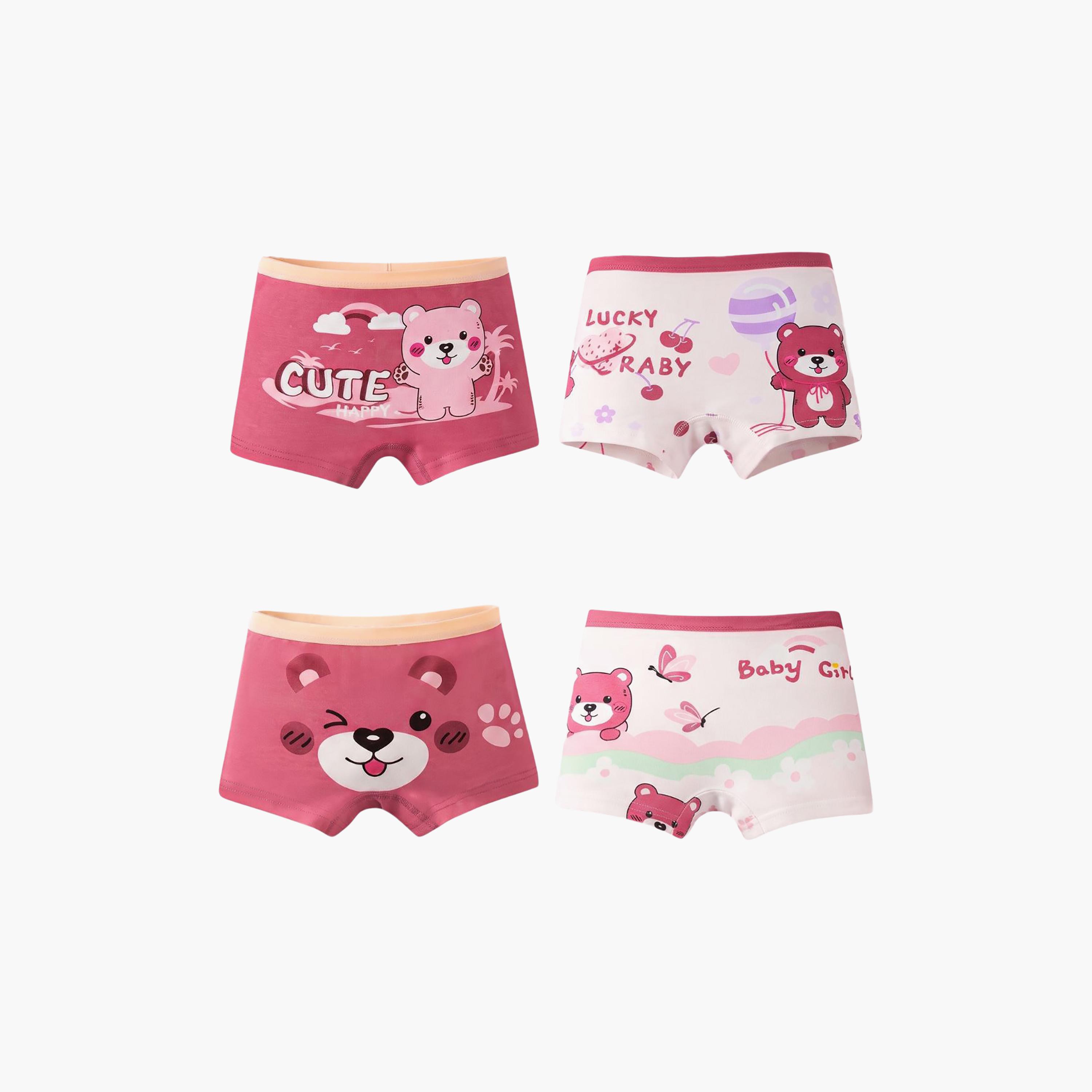 بوكسر بريف قطن مرن طباعة جرافيك من بيبيكلو-girls-clothing-innerwear-panties-image-7