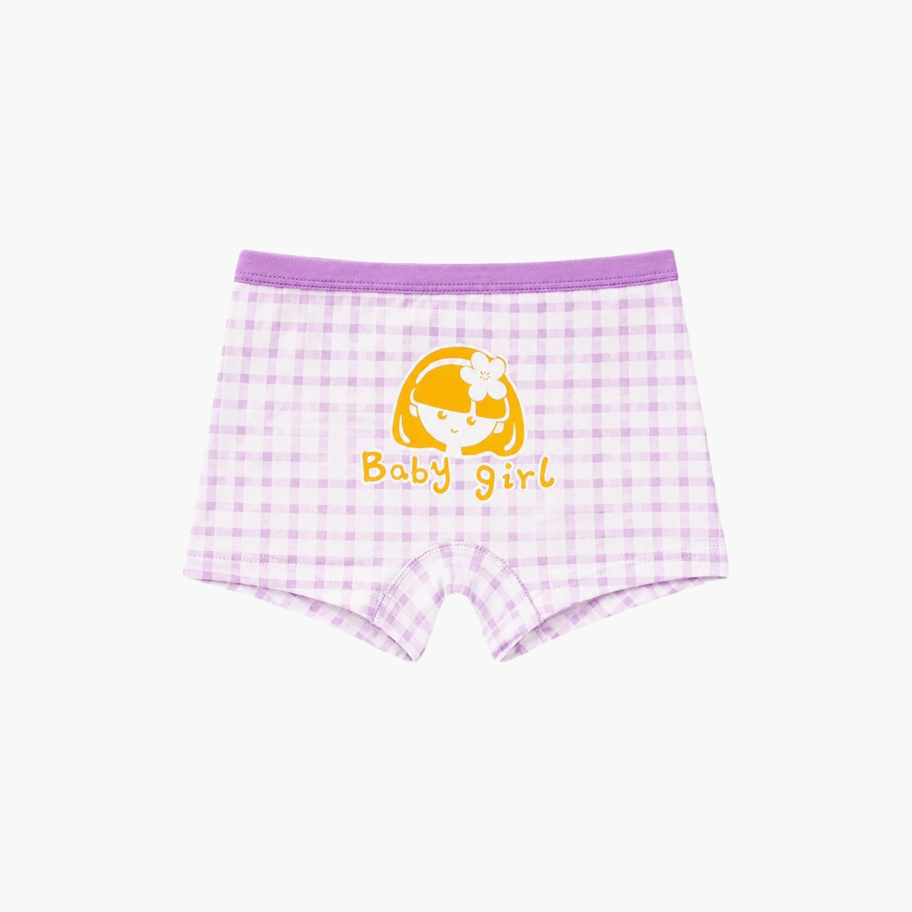 Babyqlo Graphic Soft Cotton Elasticated Boxer Briefs-girls-clothing-innerwear-panties-image-5