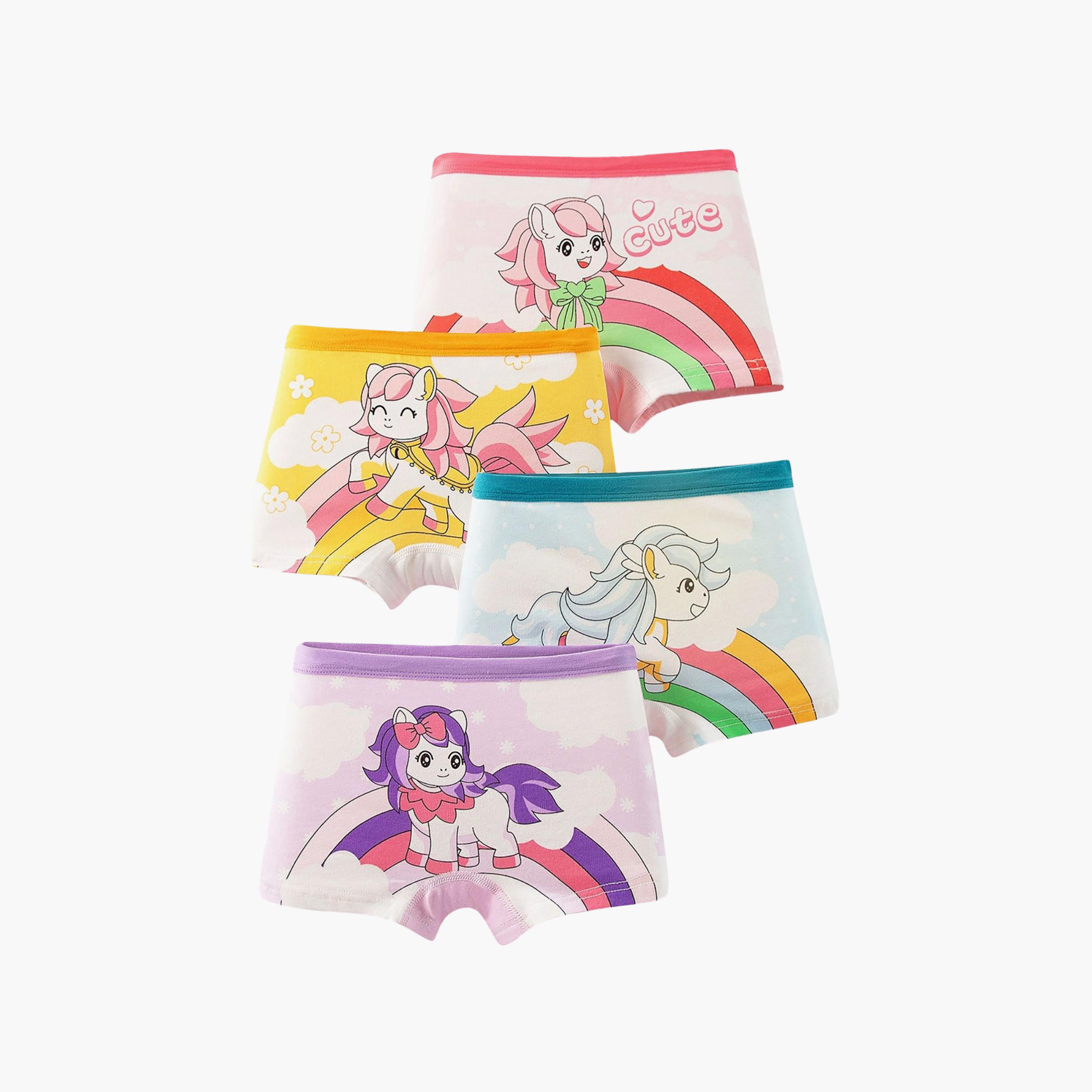 بوكسر بريف قطن مرن طباعة جرافيك من بيبيكلو-girls-clothing-innerwear-panties-image-6