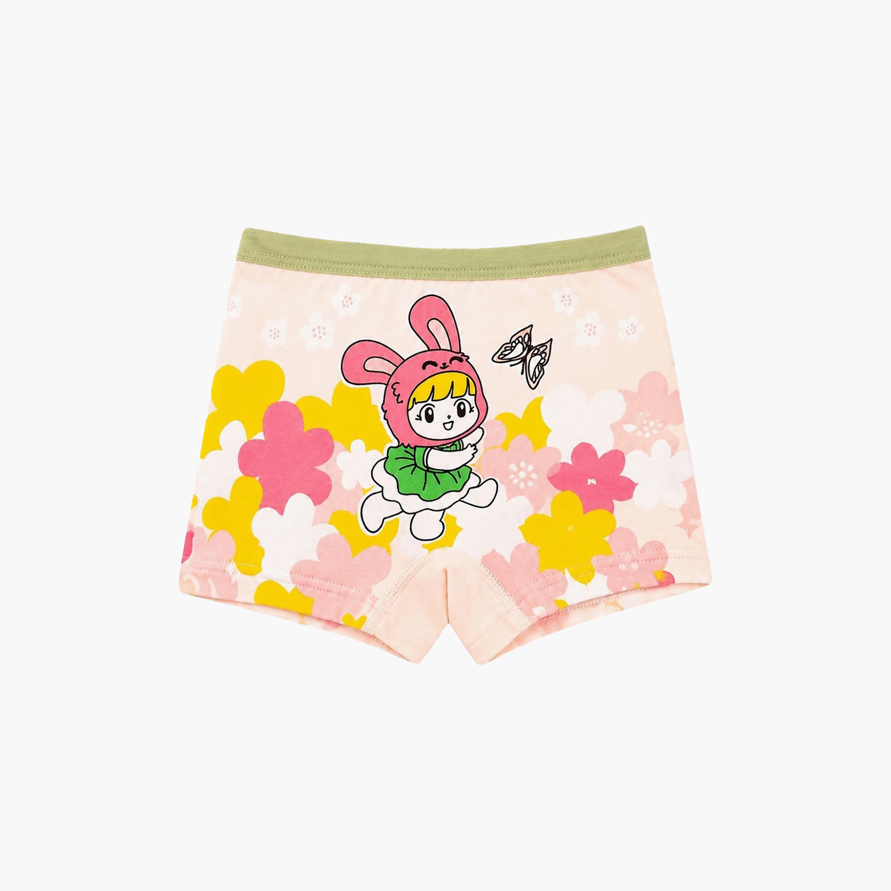 بوكسر بريف قطن مرن طباعة جرافيك من بيبيكلو-girls-clothing-innerwear-panties-image-2