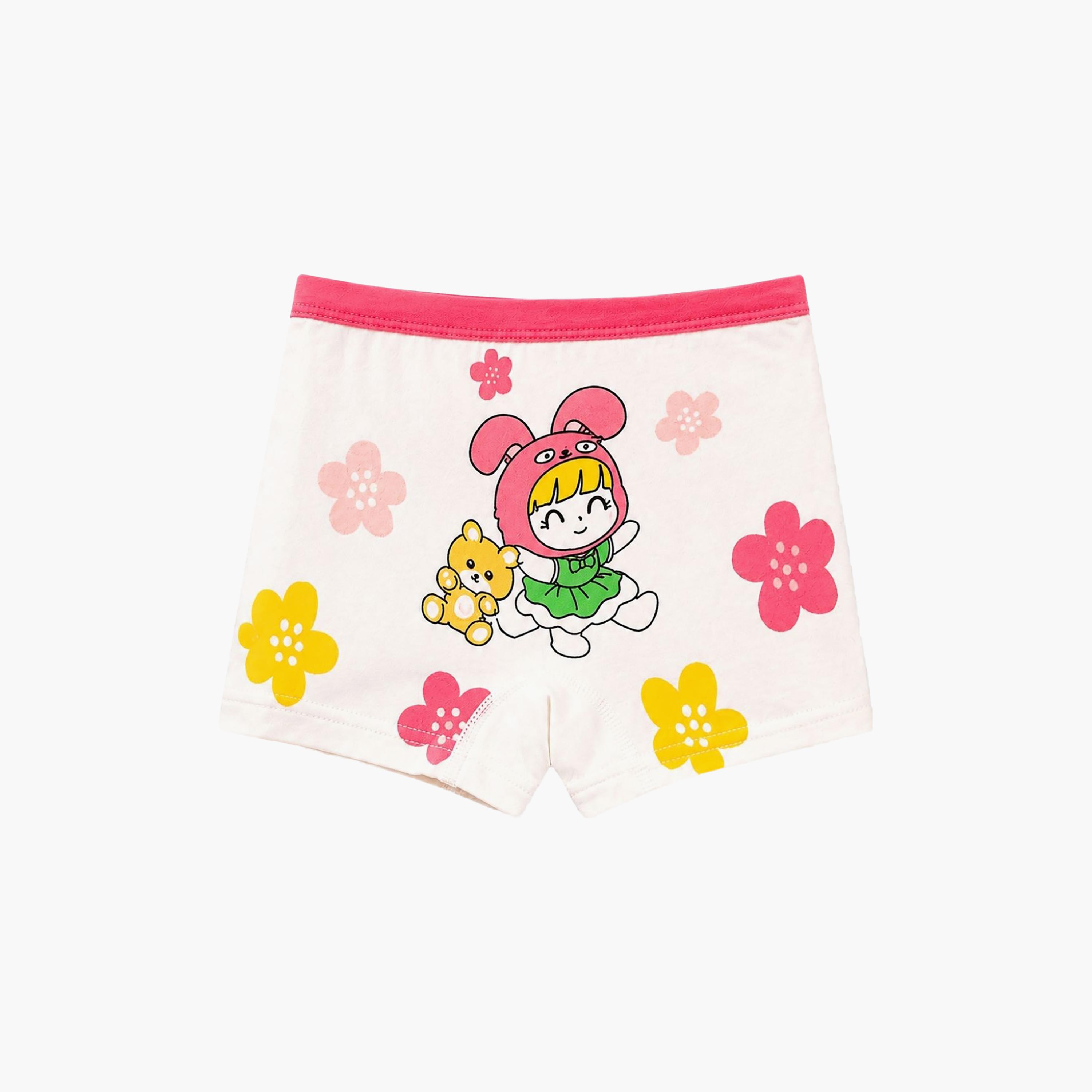 بوكسر بريف قطن مرن طباعة جرافيك من بيبيكلو-girls-clothing-innerwear-panties-image-3