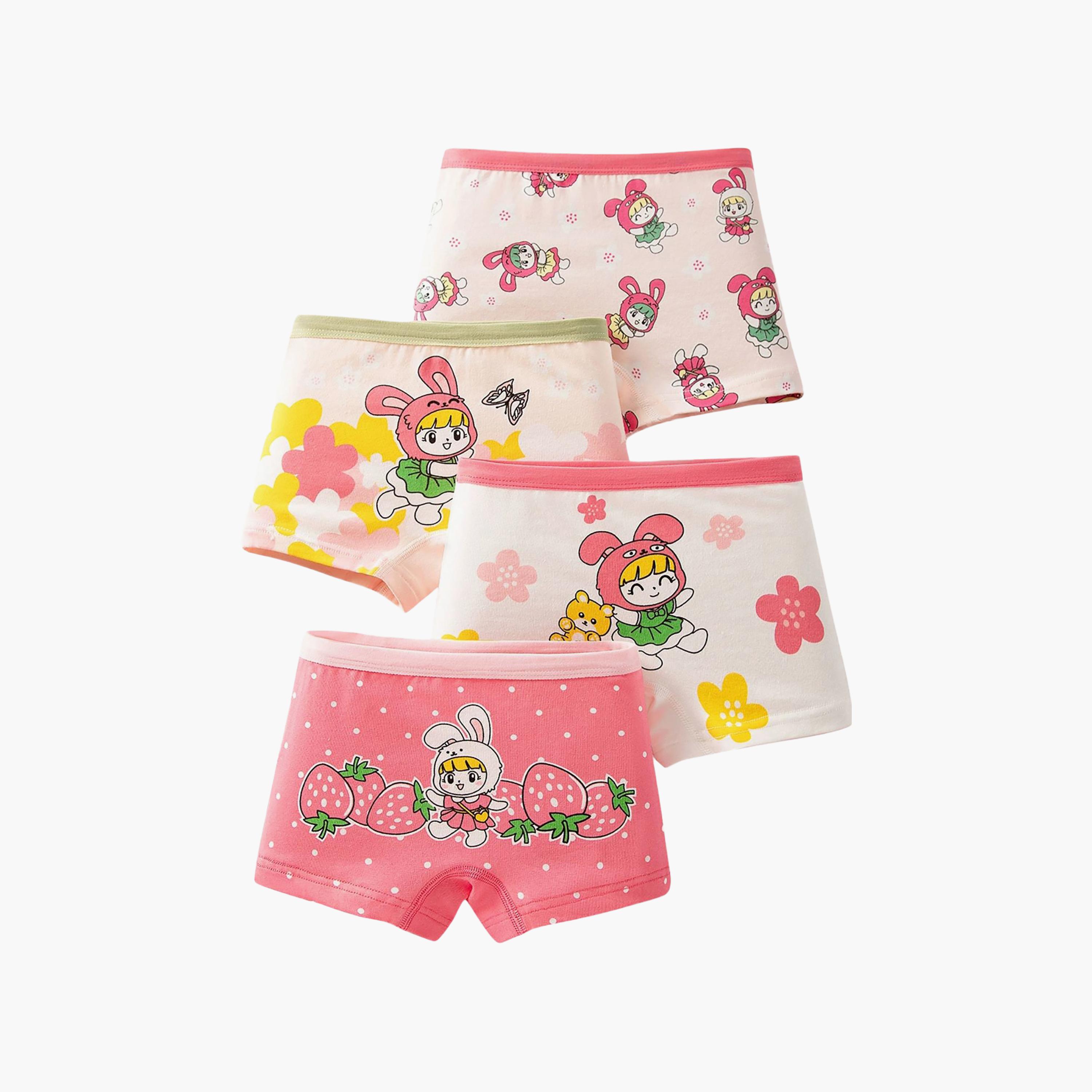 بوكسر بريف قطن مرن طباعة جرافيك من بيبيكلو-girls-clothing-innerwear-panties-image-6