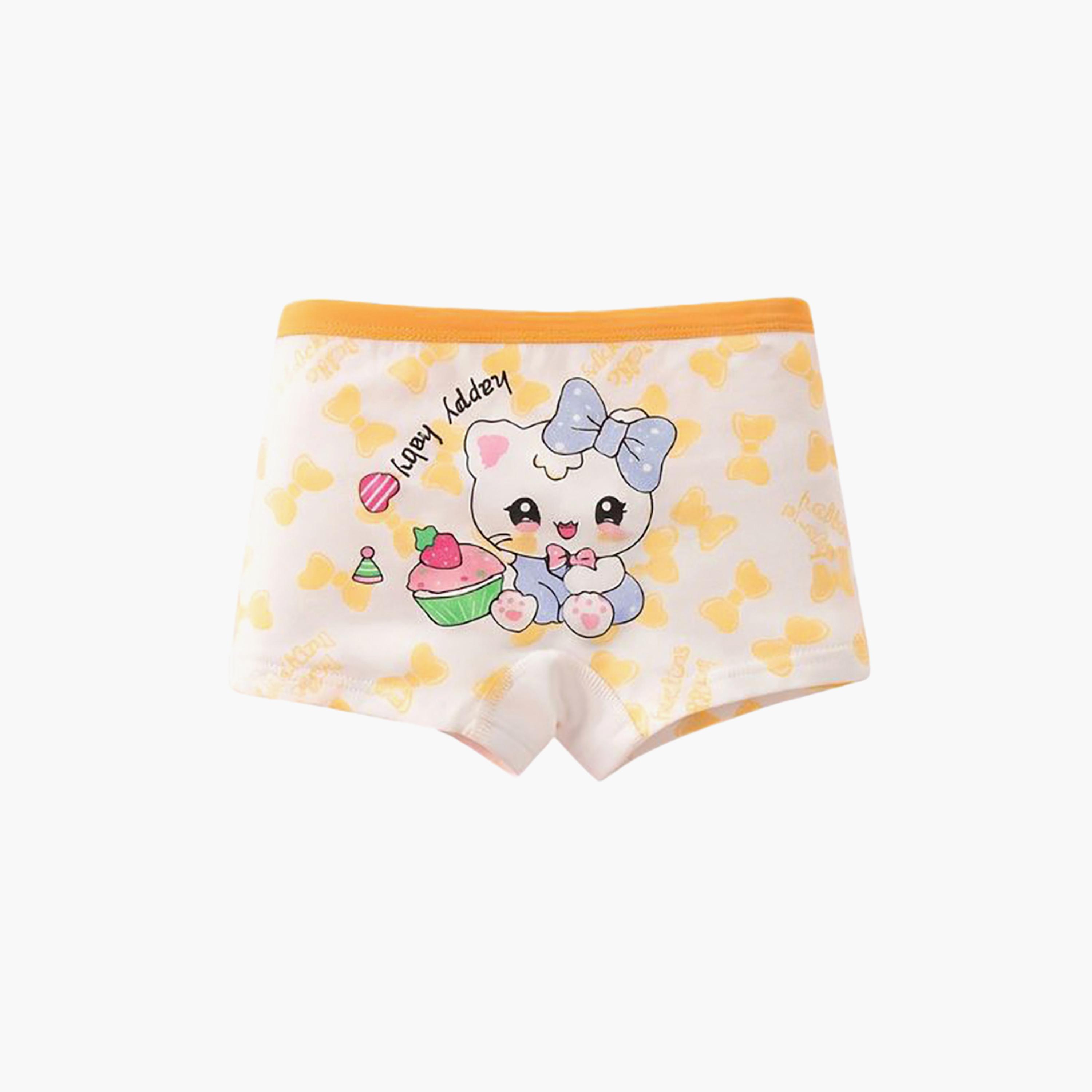 بوكسر بريف قطن مرن طباعة جرافيك من بيبيكلو-girls-clothing-innerwear-panties-image-2