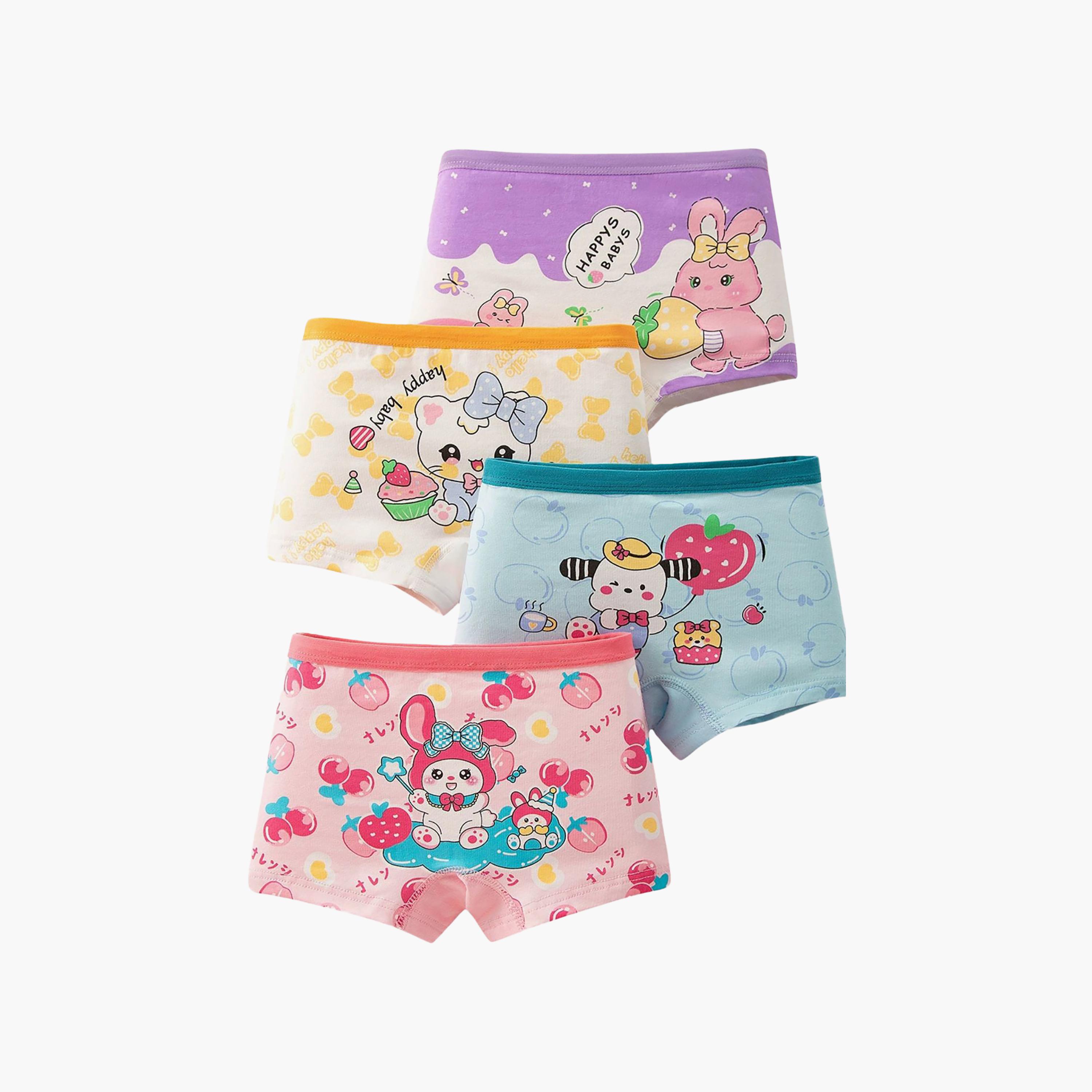 بوكسر بريف قطن مرن طباعة جرافيك من بيبيكلو-girls-clothing-innerwear-panties-image-6