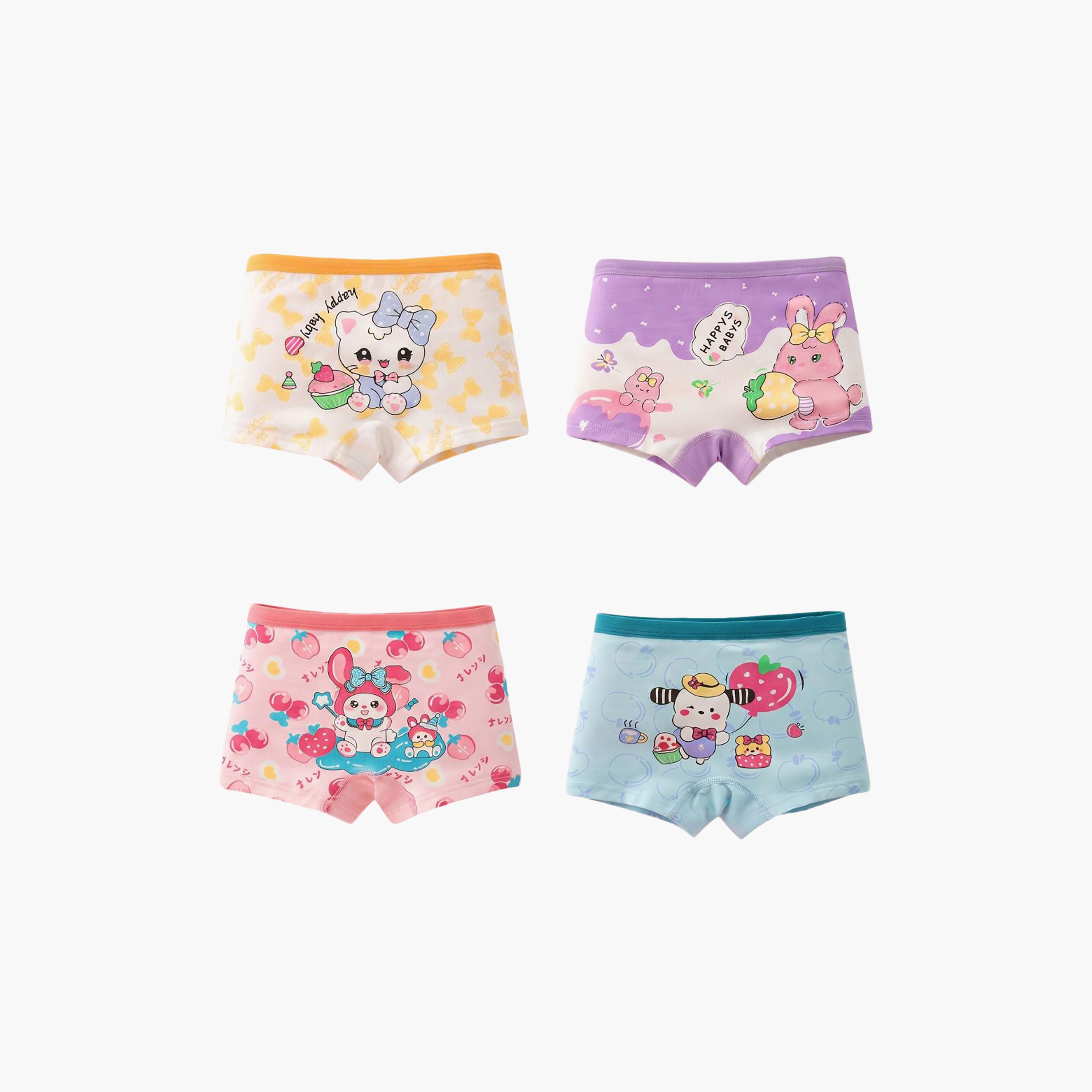 بوكسر بريف قطن مرن طباعة جرافيك من بيبيكلو-girls-clothing-innerwear-panties-image-7