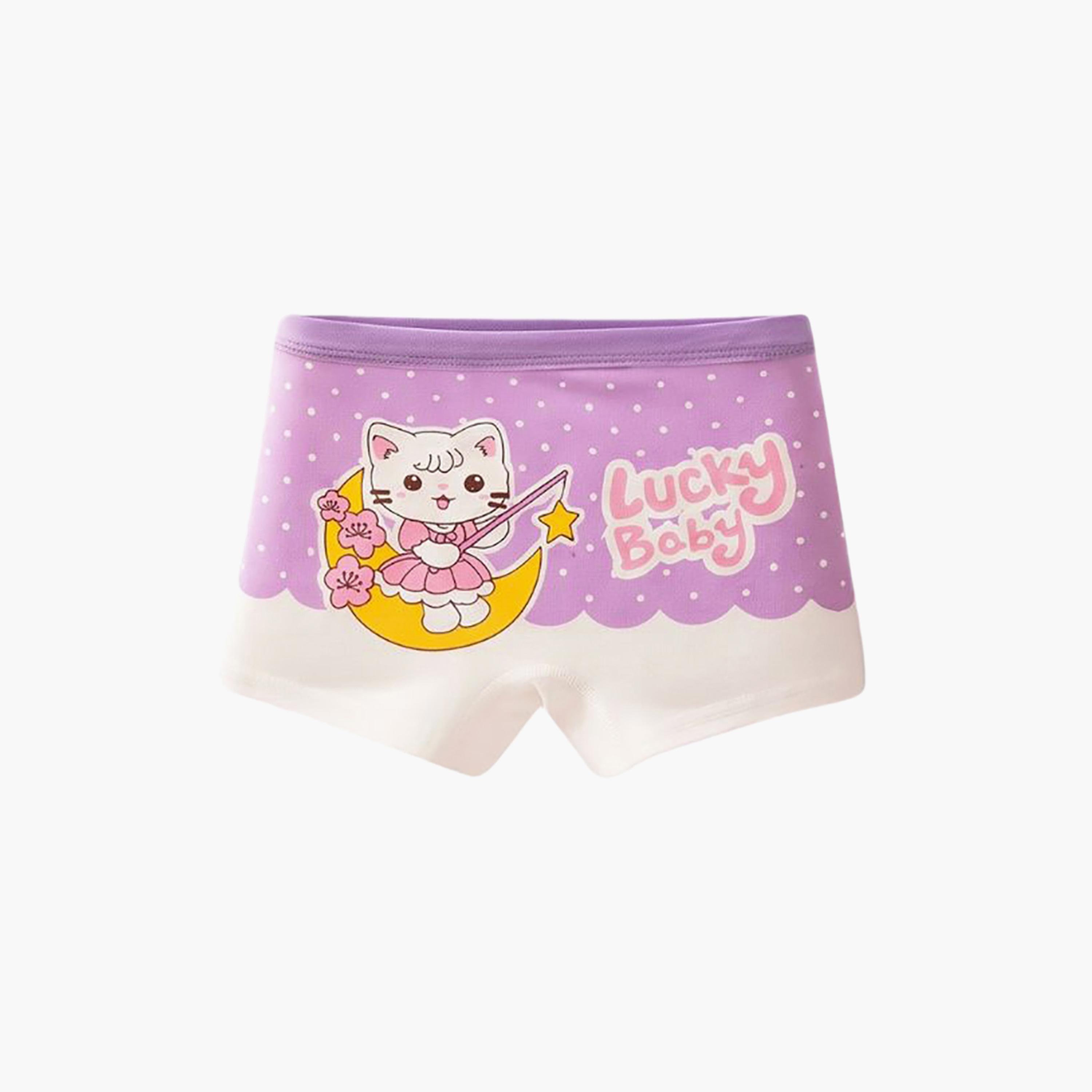بوكسر بريف قطن مرن طباعة جرافيك من بيبيكلو-girls-clothing-innerwear-panties-image-2