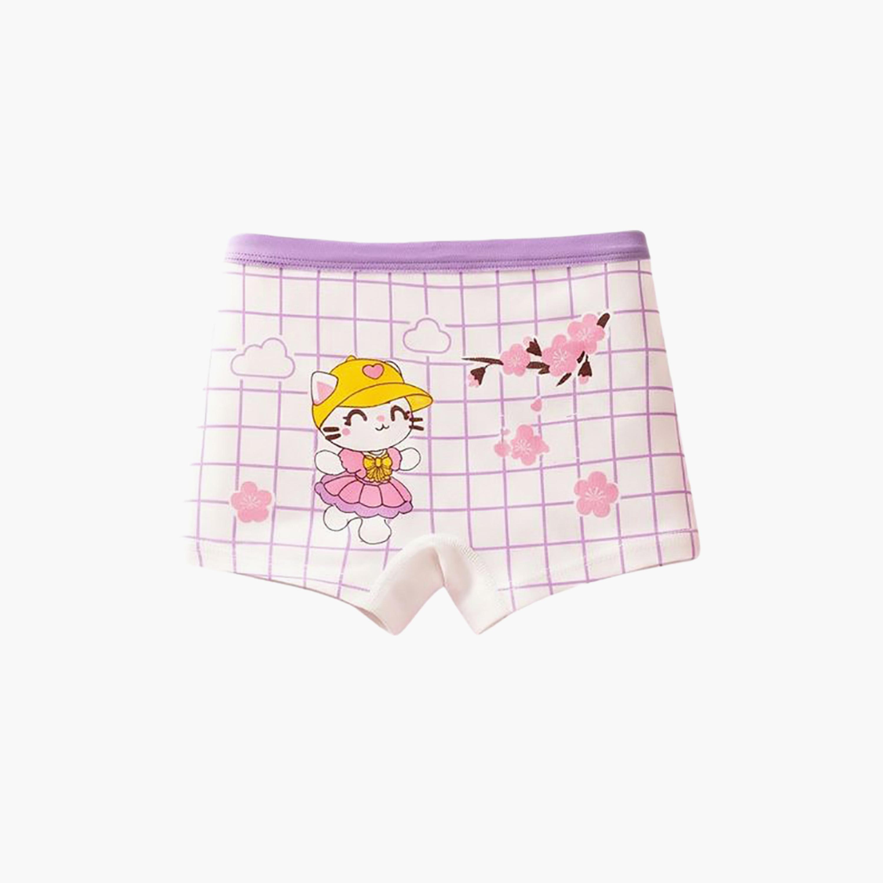 بوكسر بريف قطن مرن طباعة جرافيك من بيبيكلو-girls-clothing-innerwear-panties-image-3