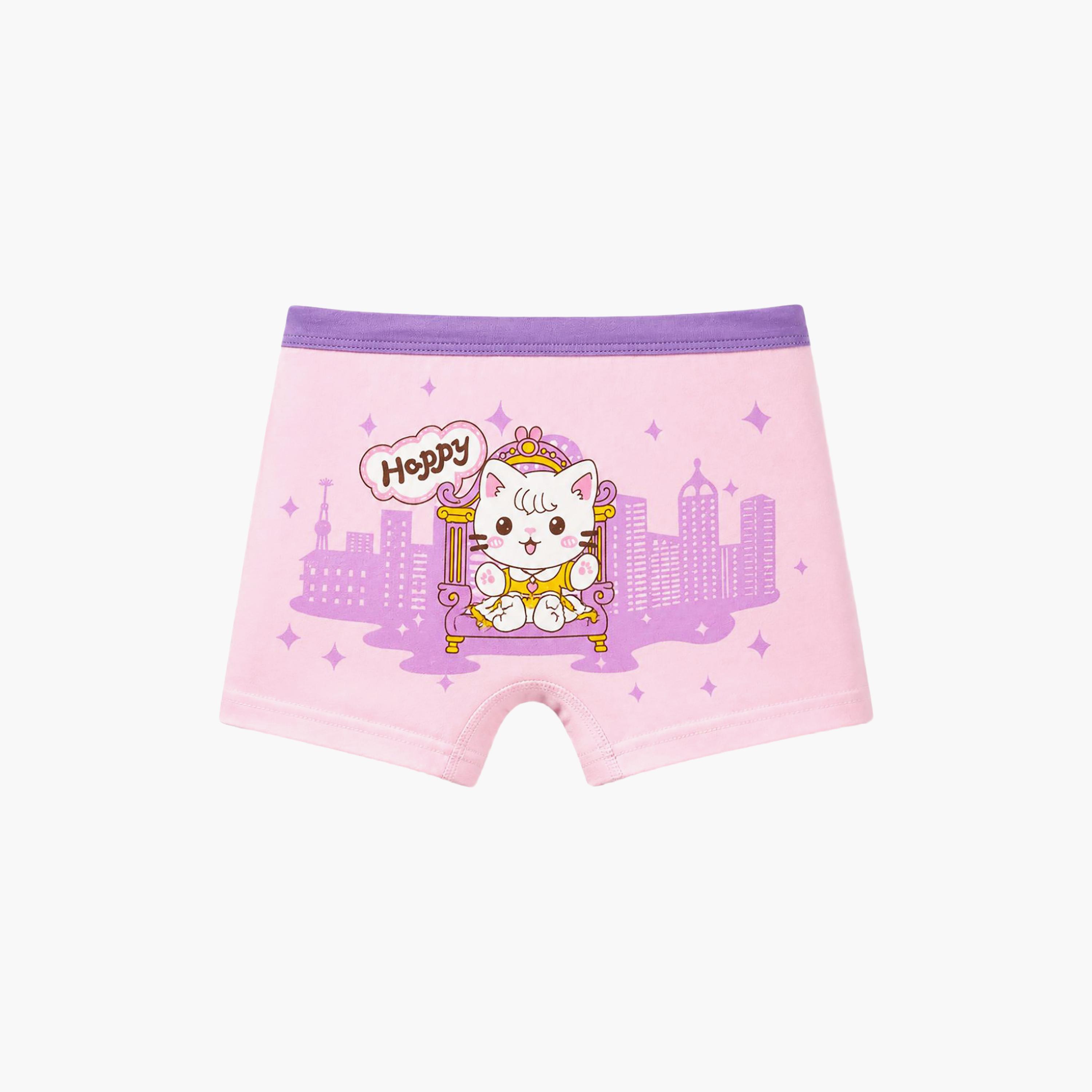 بوكسر بريف قطن مرن طباعة جرافيك من بيبيكلو-girls-clothing-innerwear-panties-image-5