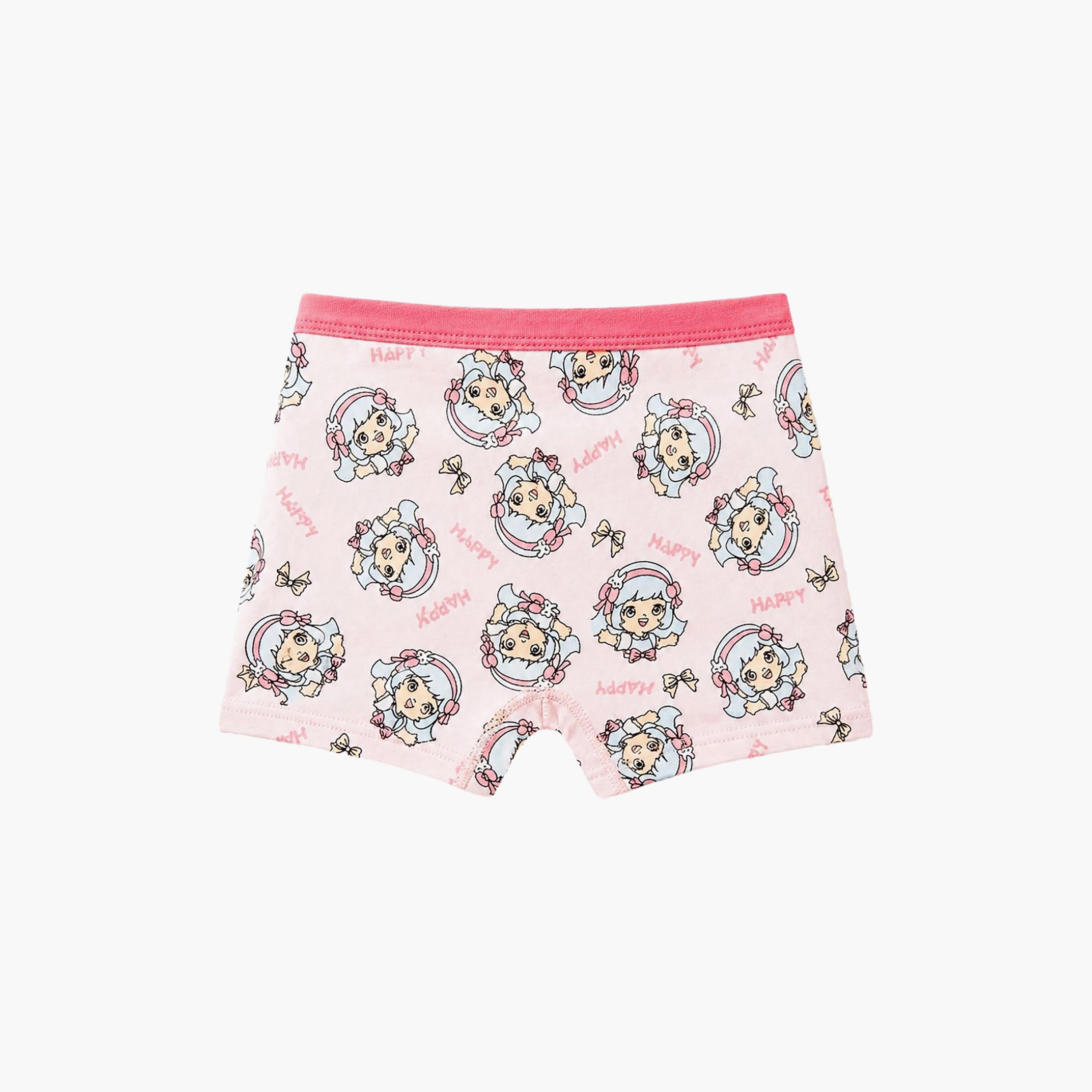 بوكسر بريف قطن مرن طباعة جرافيك من بيبيكلو-girls-clothing-innerwear-panties-image-5