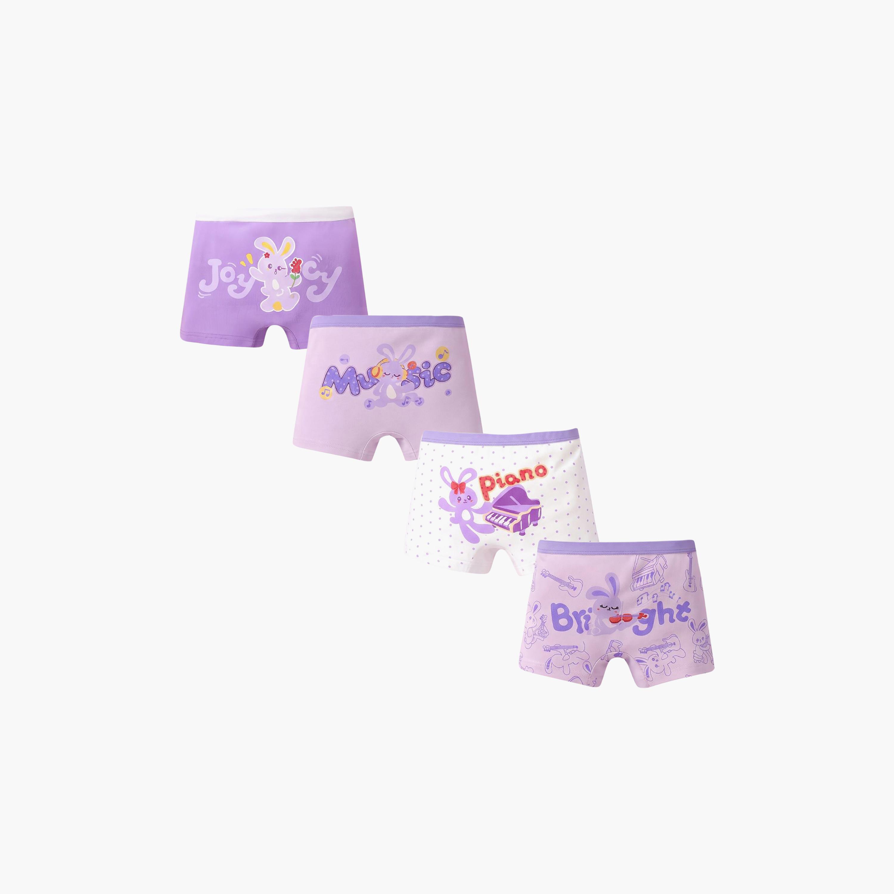 بوكسر بريف قطن مرن طباعة جرافيك من بيبيكلو-girls-clothing-innerwear-panties-image-1