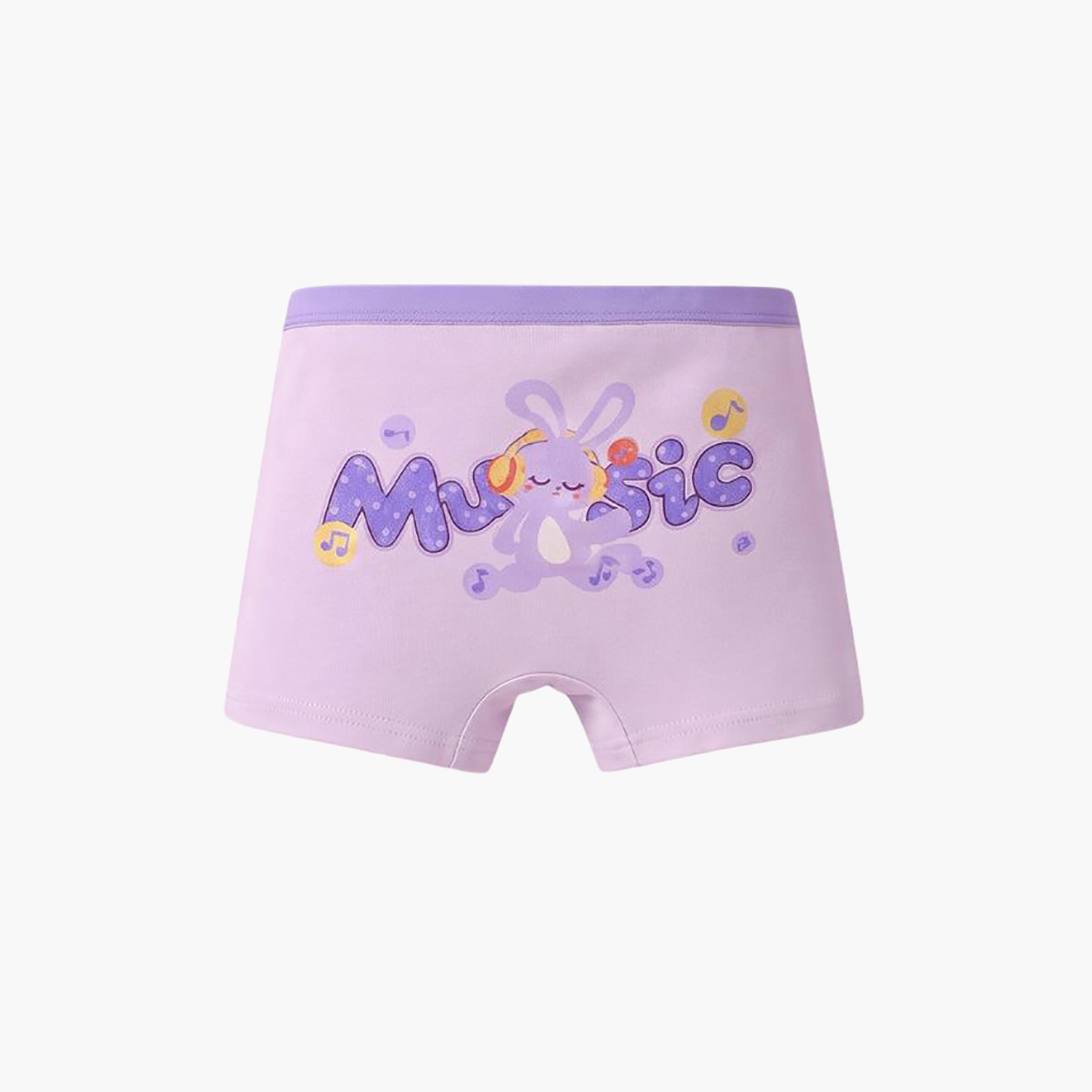 بوكسر بريف قطن مرن طباعة جرافيك من بيبيكلو-girls-clothing-innerwear-panties-image-3