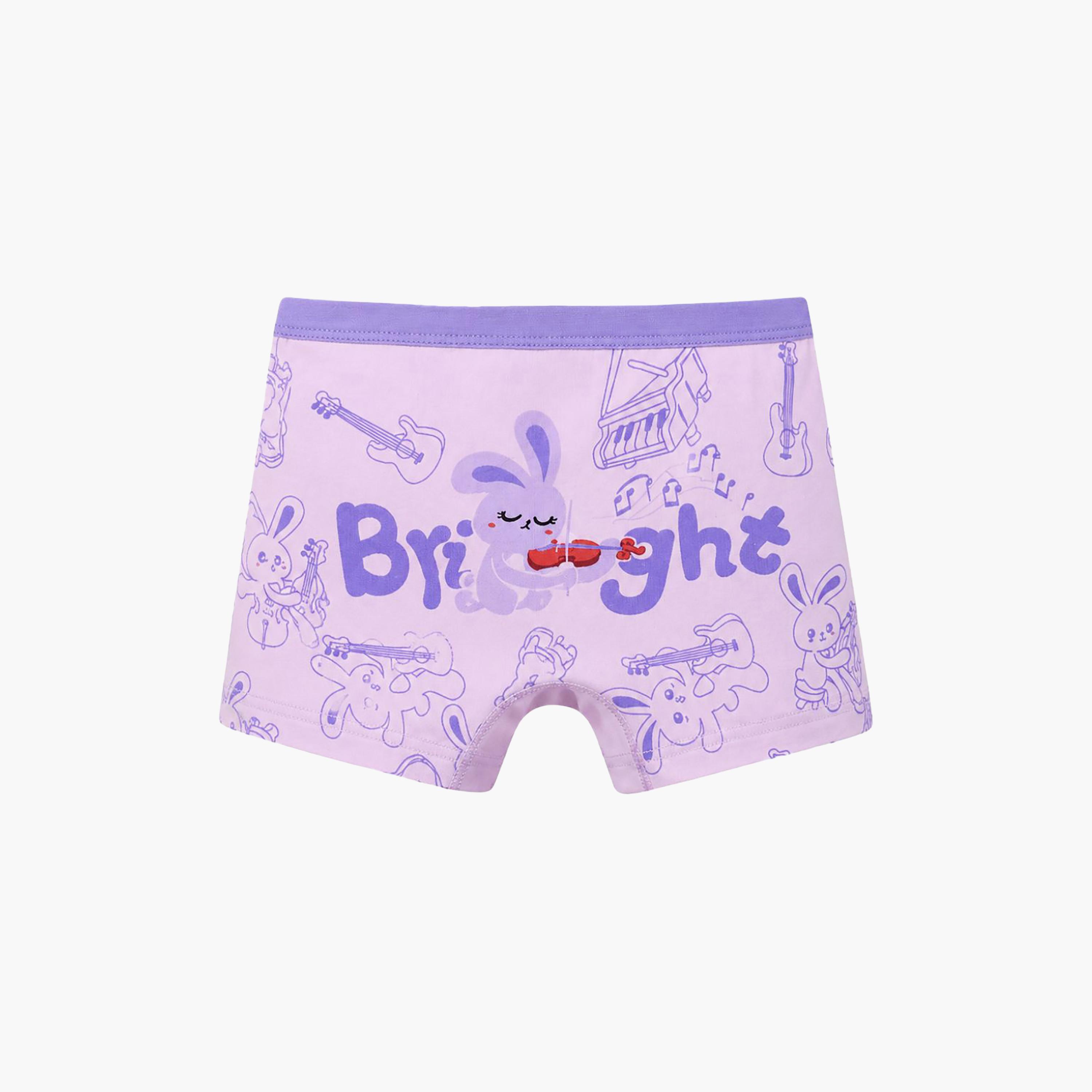 بوكسر بريف قطن مرن طباعة جرافيك من بيبيكلو-girls-clothing-innerwear-panties-image-5