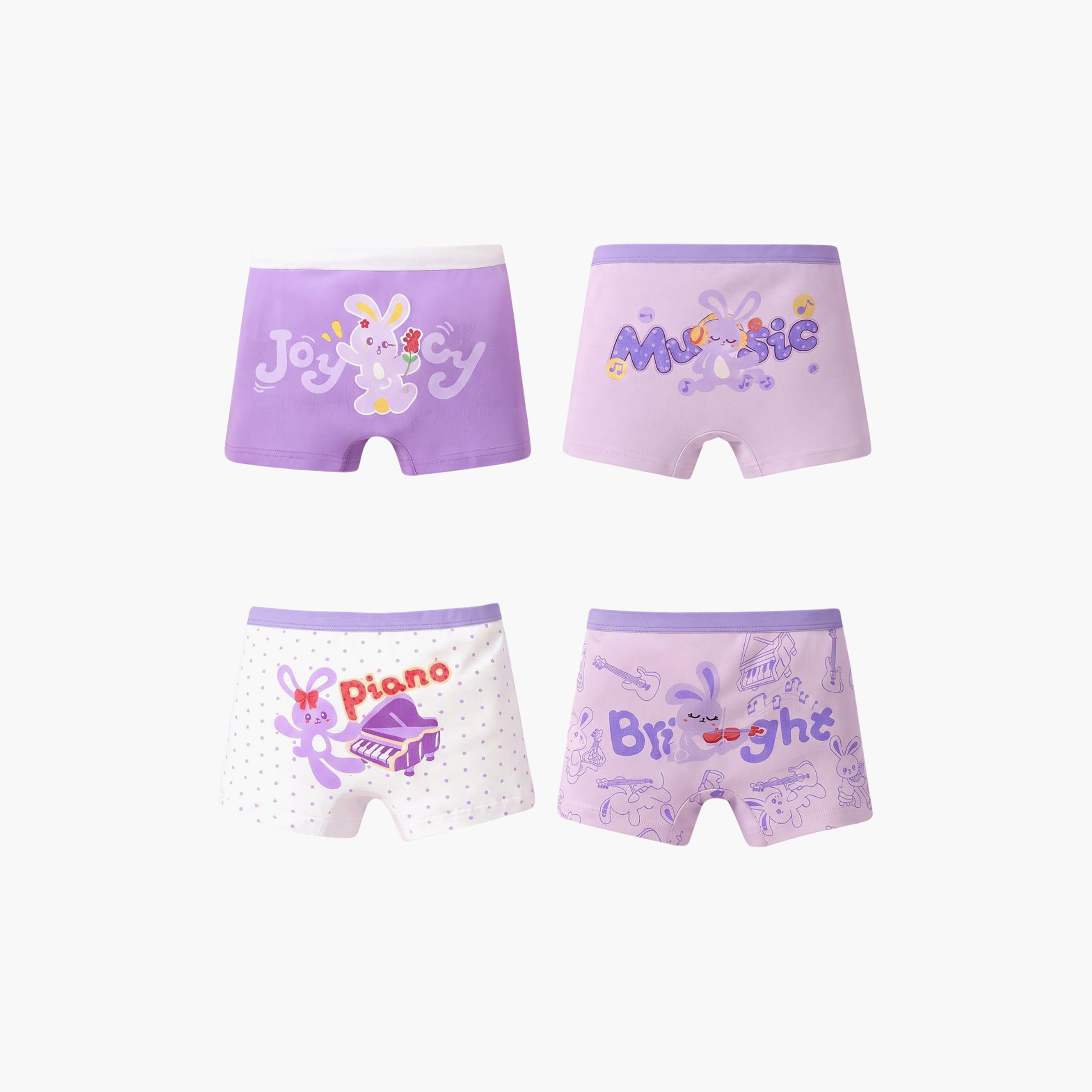 بوكسر بريف قطن مرن طباعة جرافيك من بيبيكلو-girls-clothing-innerwear-panties-image-7