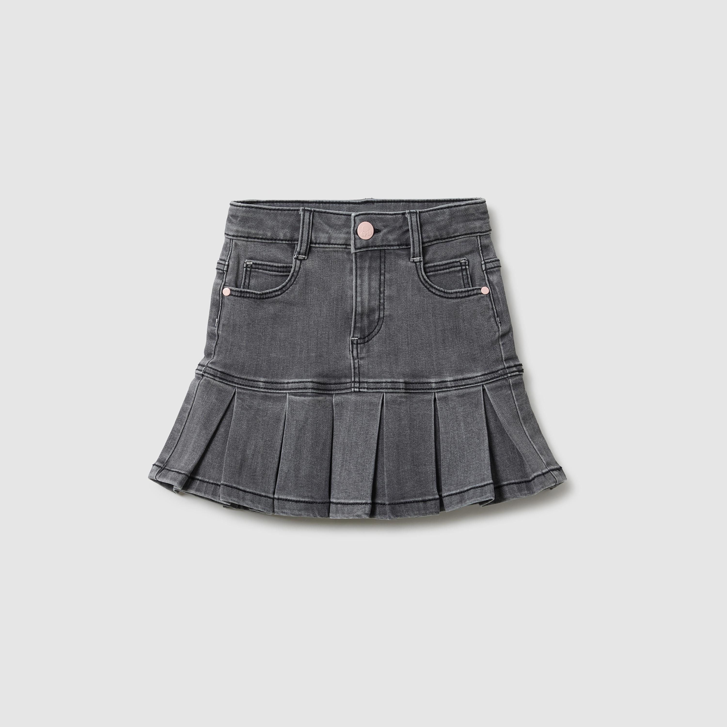 OVS Minnie Mouse Embroidered Denim Skirt-girls-clothing-bottoms-skirts-image-1