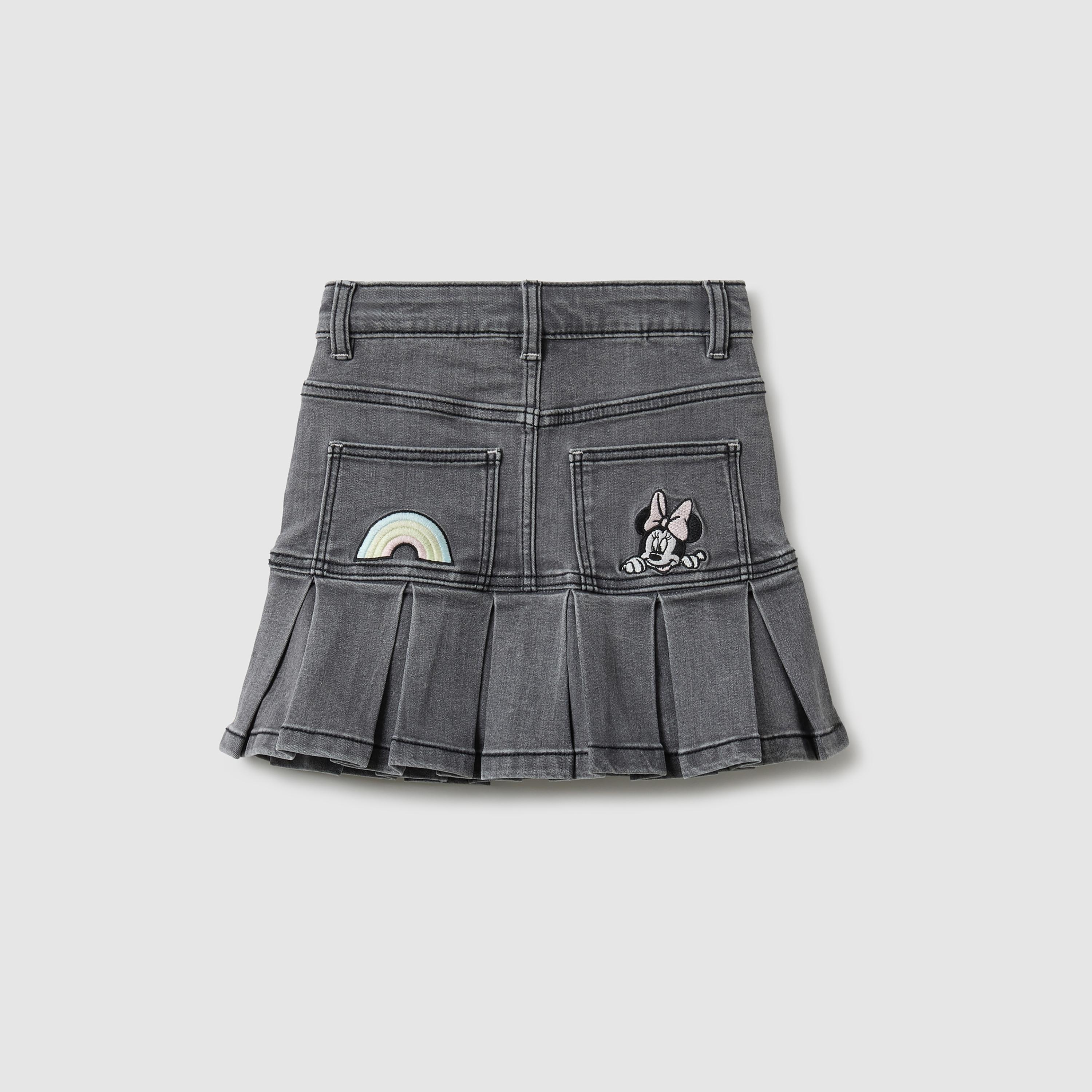 OVS Minnie Mouse Embroidered Denim Skirt-girls-clothing-bottoms-skirts-image-2