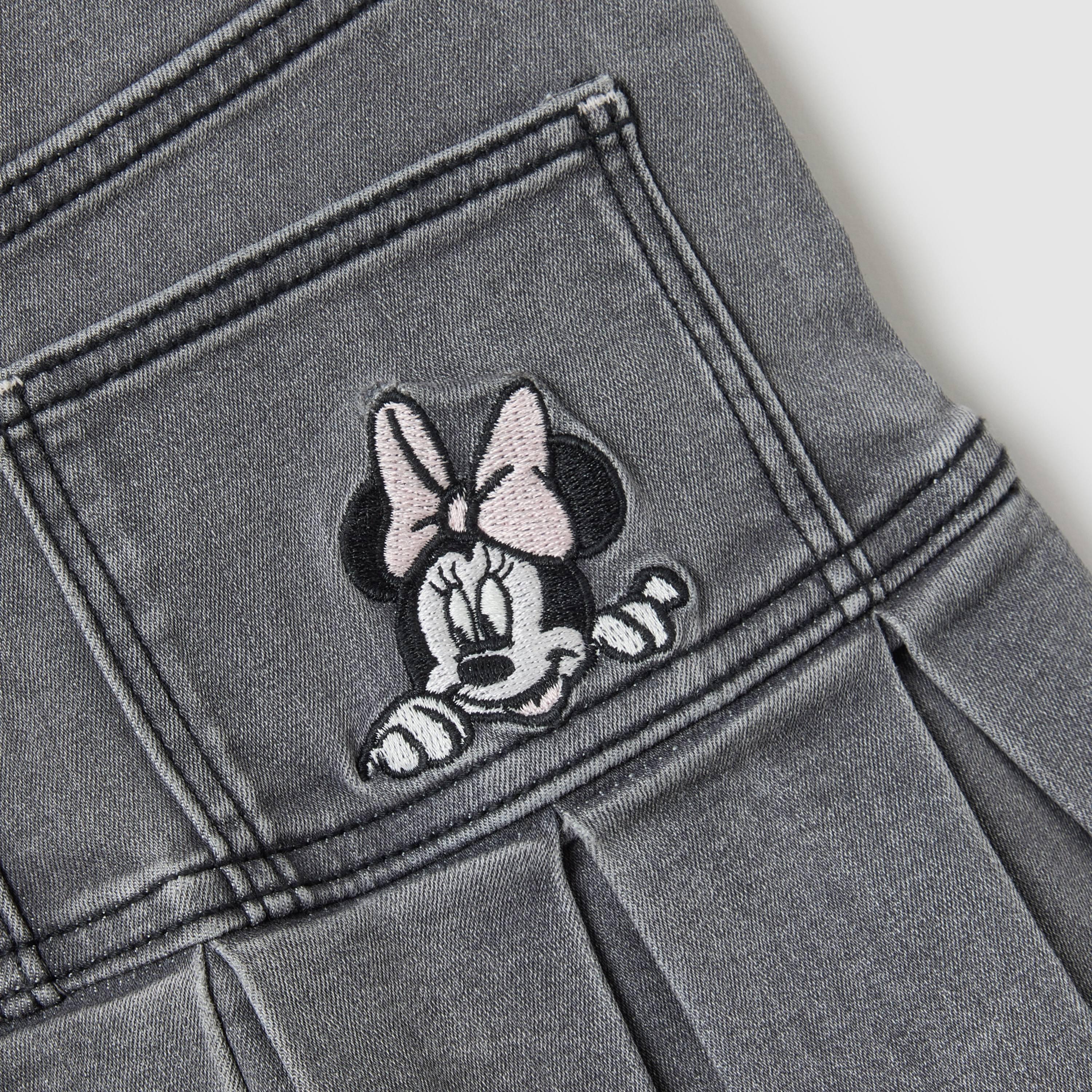 OVS Minnie Mouse Embroidered Denim Skirt-girls-clothing-bottoms-skirts-image-4
