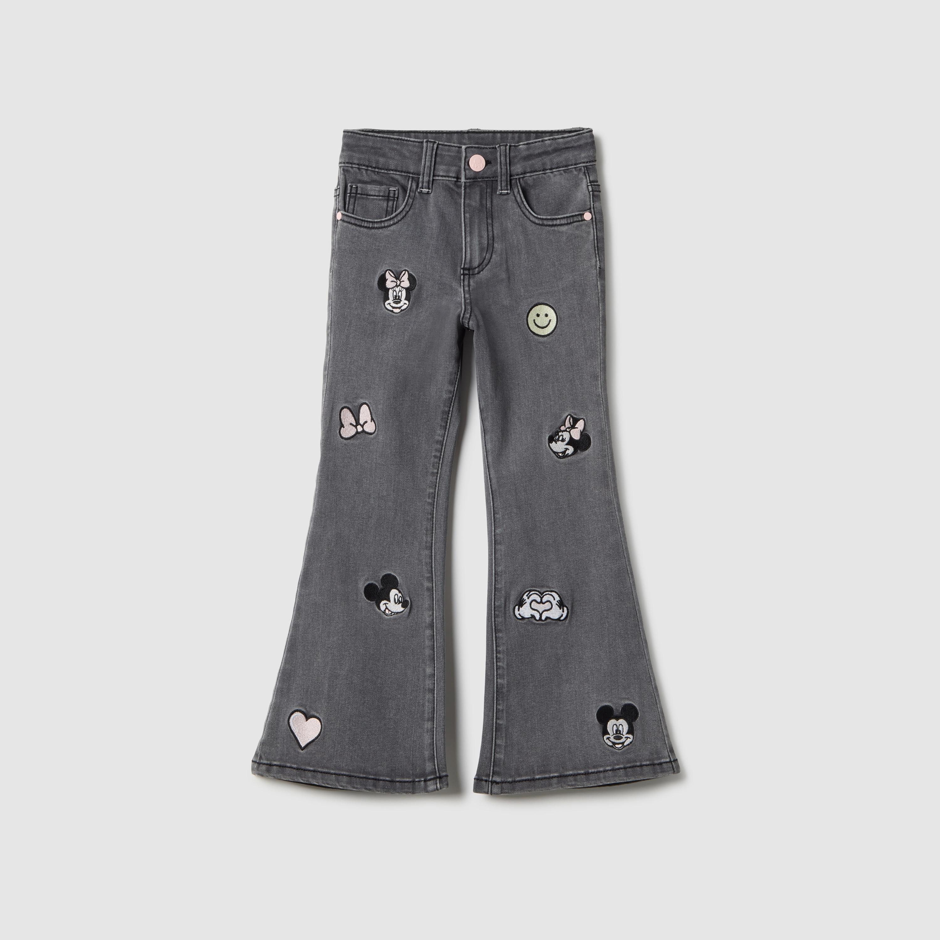 OVS Minnie Mouse Embroidered Flare Jeans-girls-clothing-bottoms-jeansandjeggings-image-1