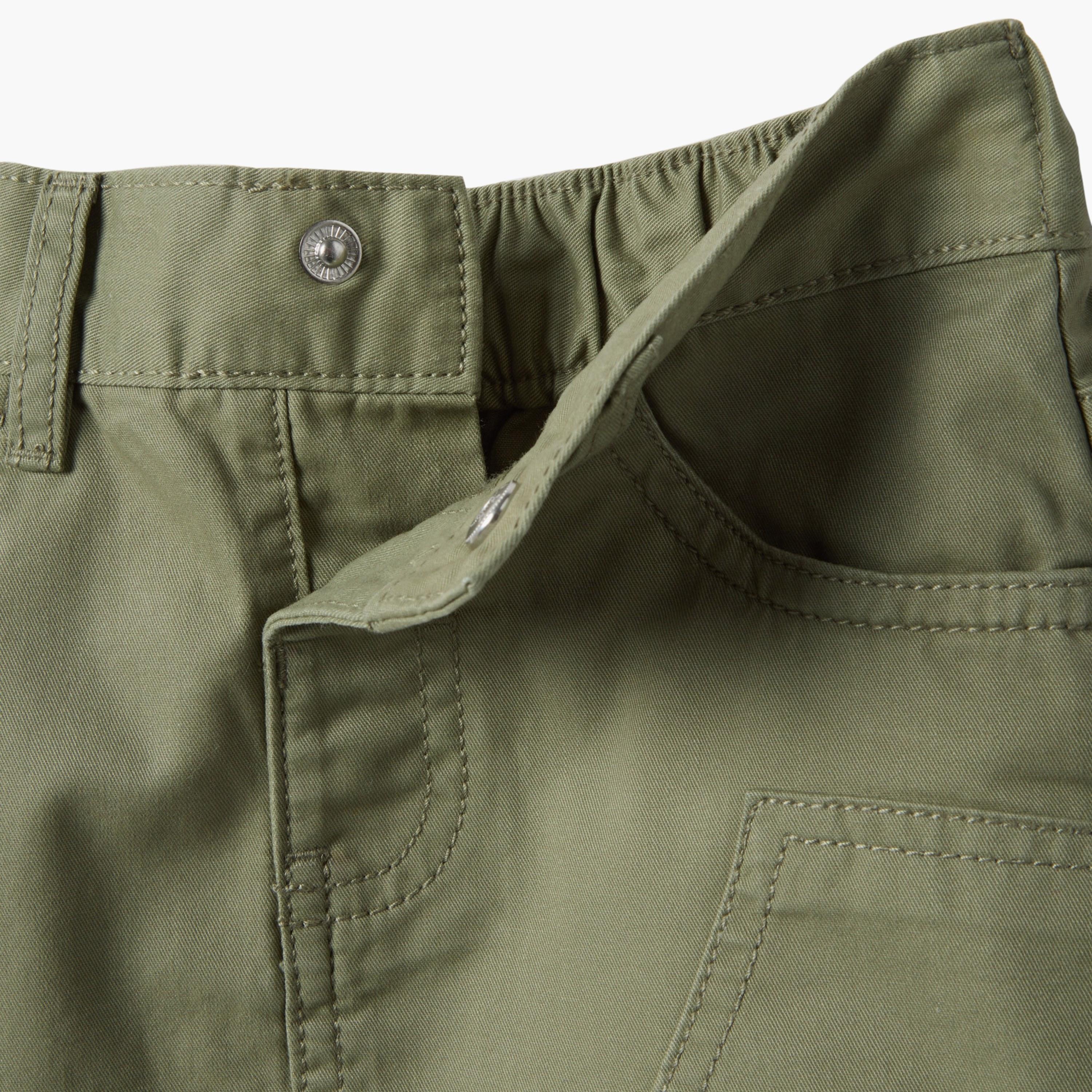 OVS Cotton Cargo Pocketed Mini Skirt-girls-clothing-bottoms-skirts-image-3