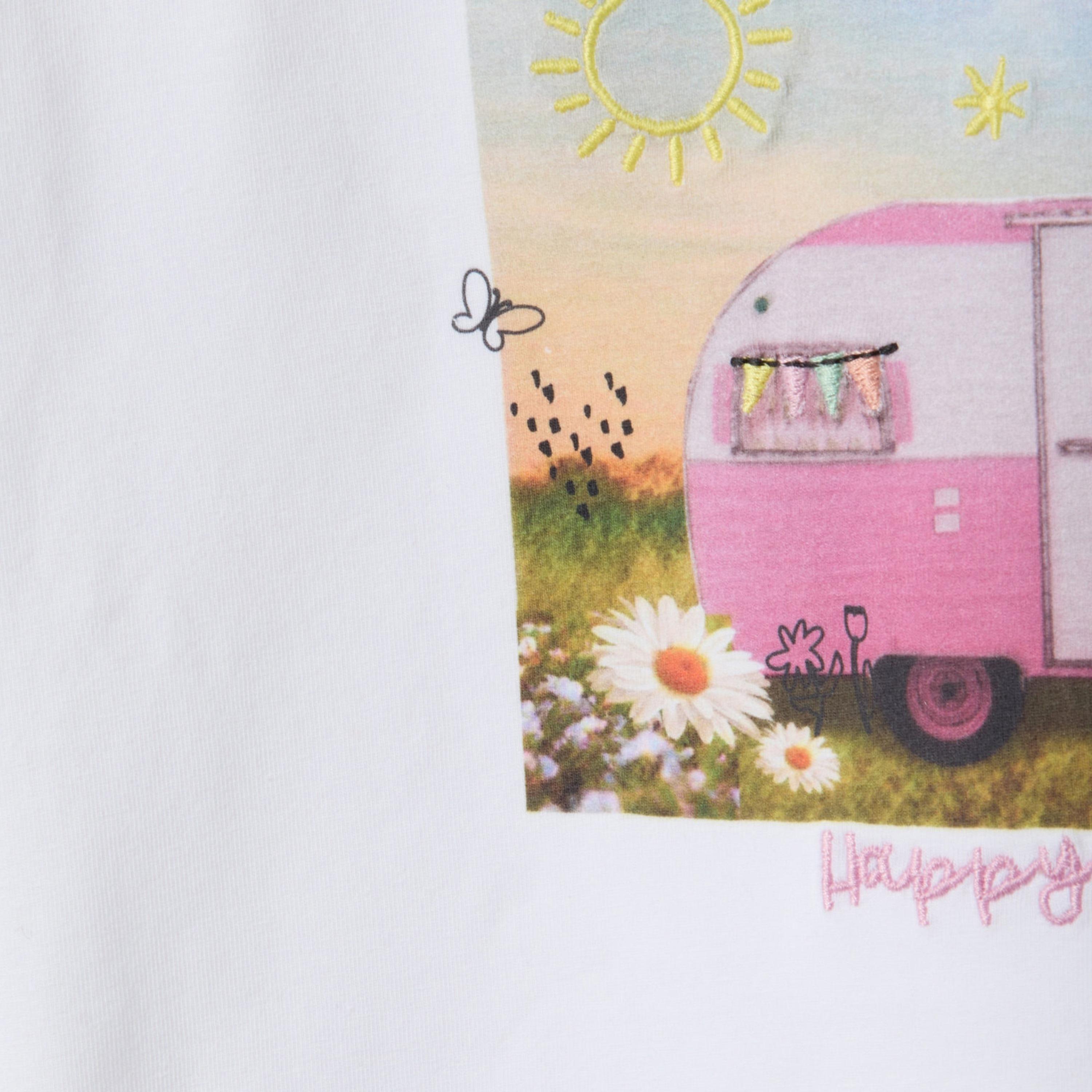 OVS Embroidered Half Sleeves T-Shirt-girls-clothing-tshirts-image-4